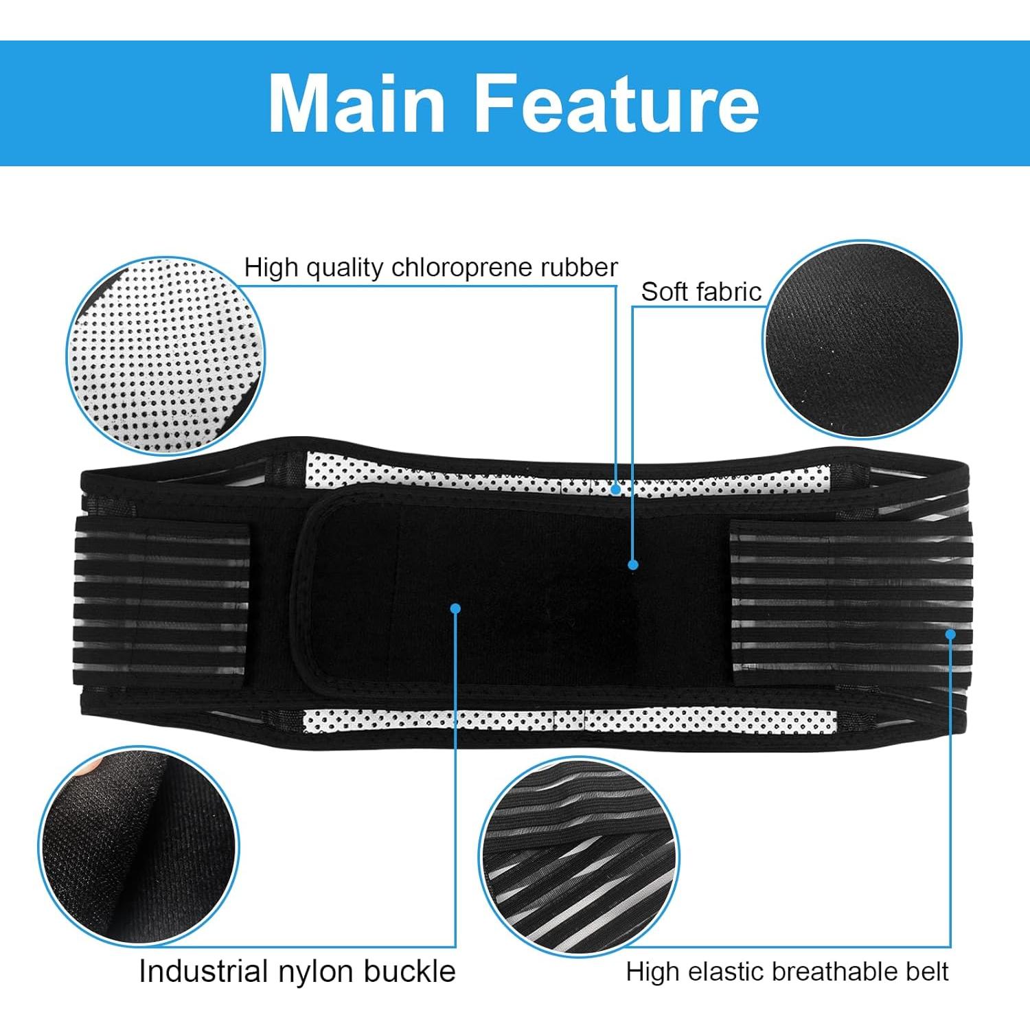 Soporte Lumbar Magnético KkaFFe X-Large con Calentamiento