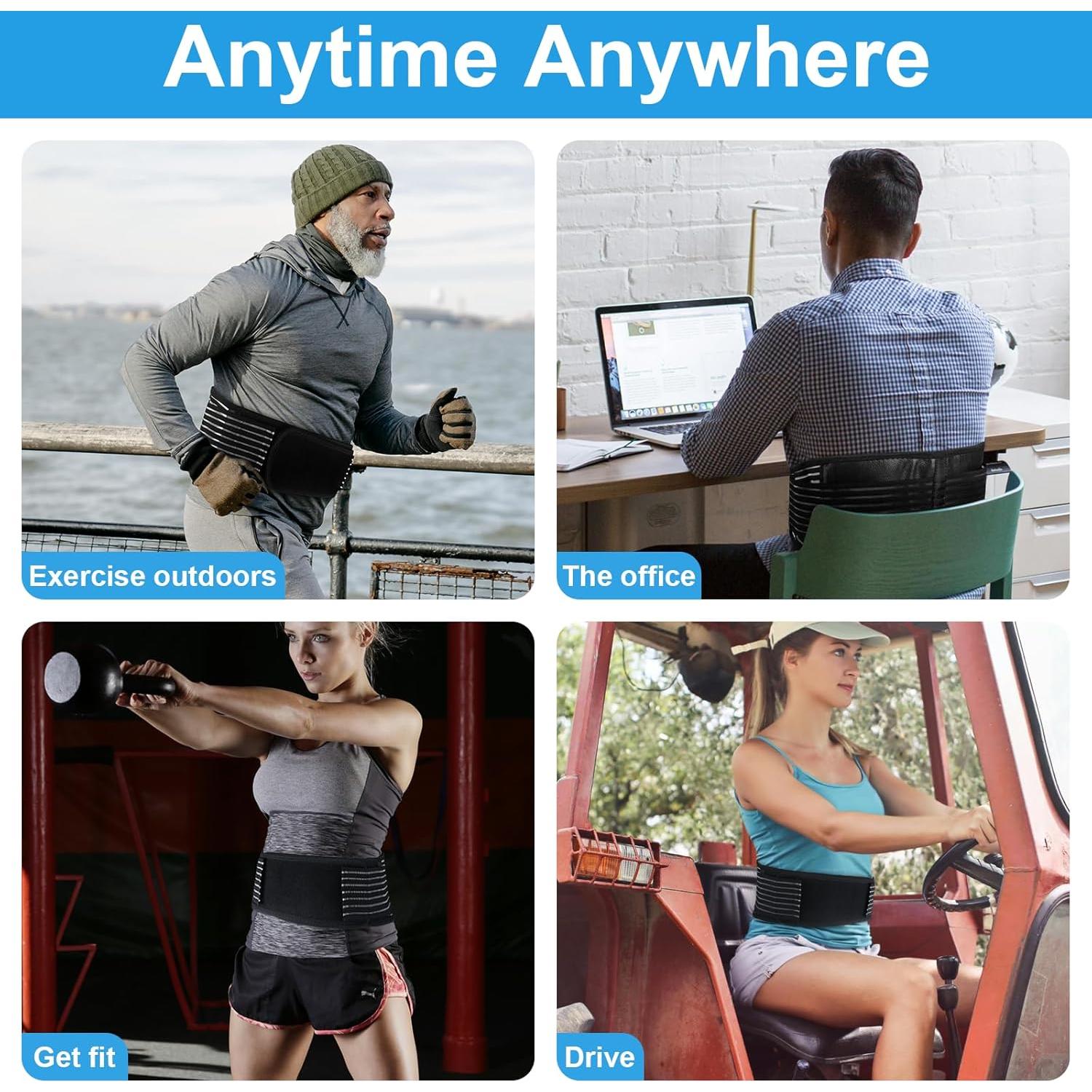 Soporte Lumbar Magnético KkaFFe X-Large con Calentamiento