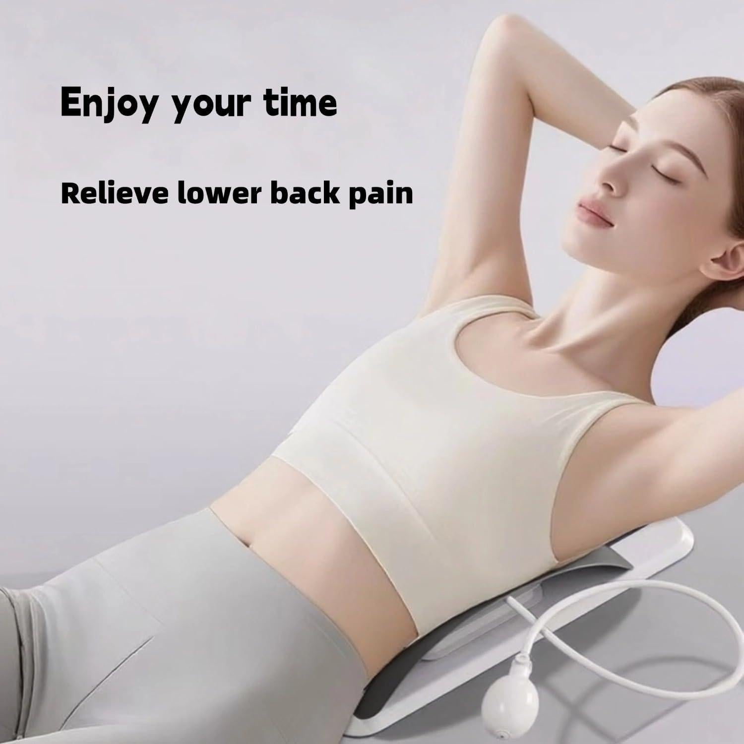 Estirador de Espalda MIEKARA Ajustable con Acupresión