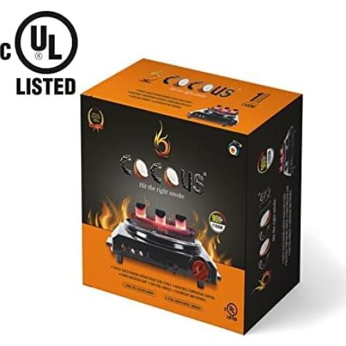 Quemador Eléctrico de Carbón Cocous 1100W para Hookah