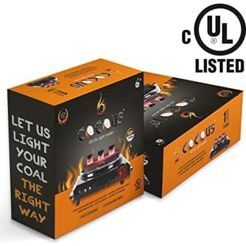 Quemador Eléctrico de Carbón Cocous 1100W para Hookah