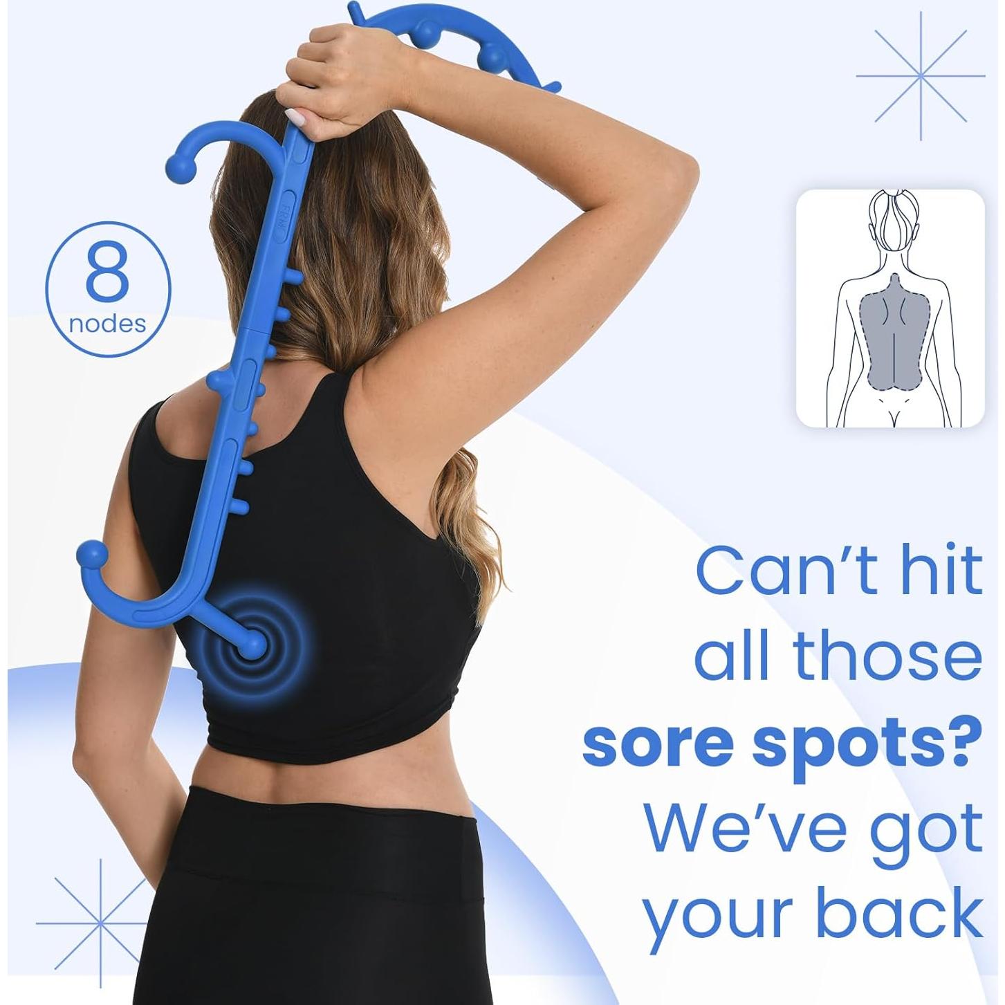 Masajeador de Tejido Profundo Ranarose Azul 37.3x3cm 0.45kg