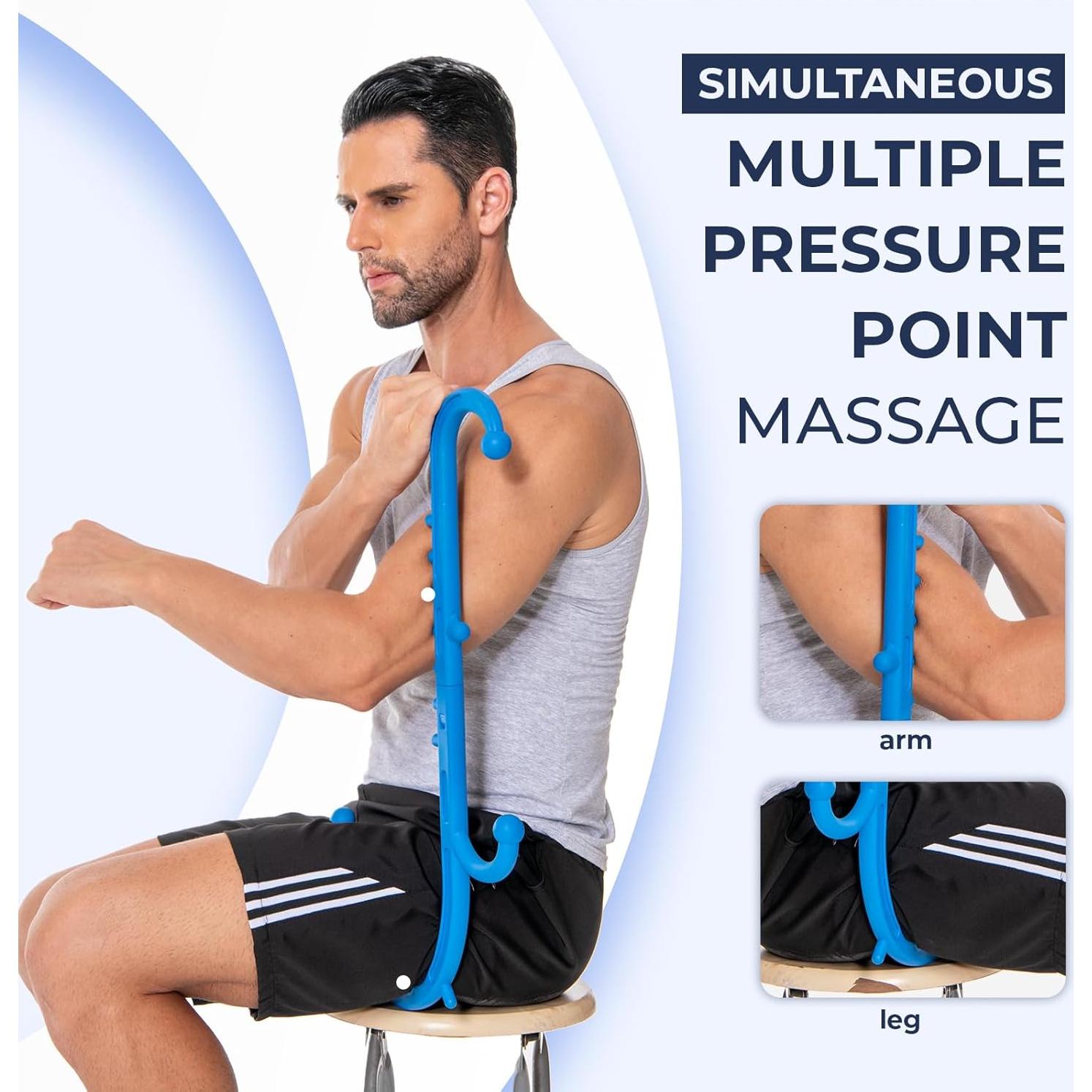 Masajeador de Tejido Profundo Ranarose Azul 37.3x3cm 0.45kg