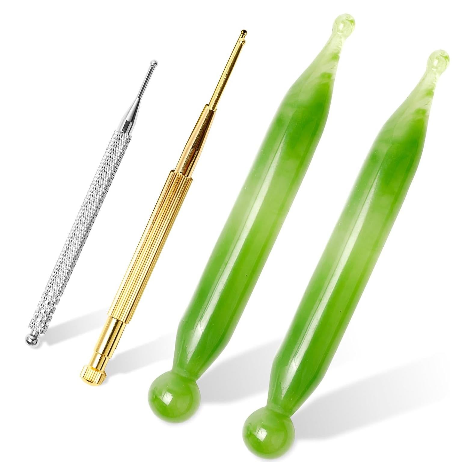 Herramientas de Masaje Gua Sha Audoloku 4 Piezas Acero Inoxidable