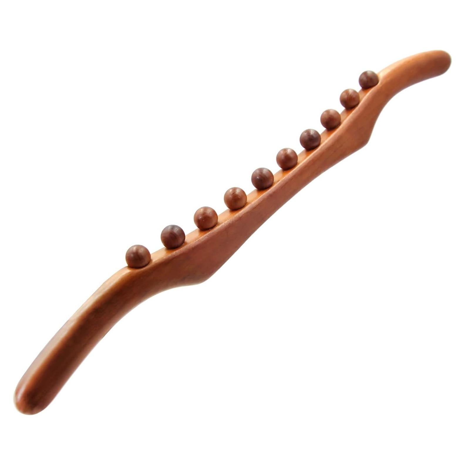 Masajeador de Drenaje Linfático de Madera 56.64 cm - 10 Bolas