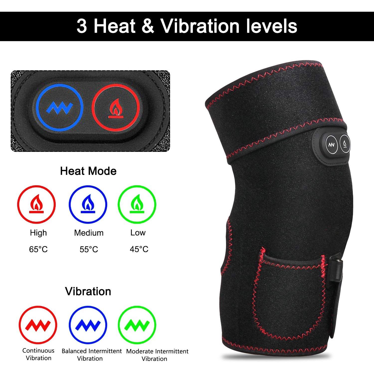 Funda de Rodilla Calentada PKSTONE Geeloa con Masaje Vibrante