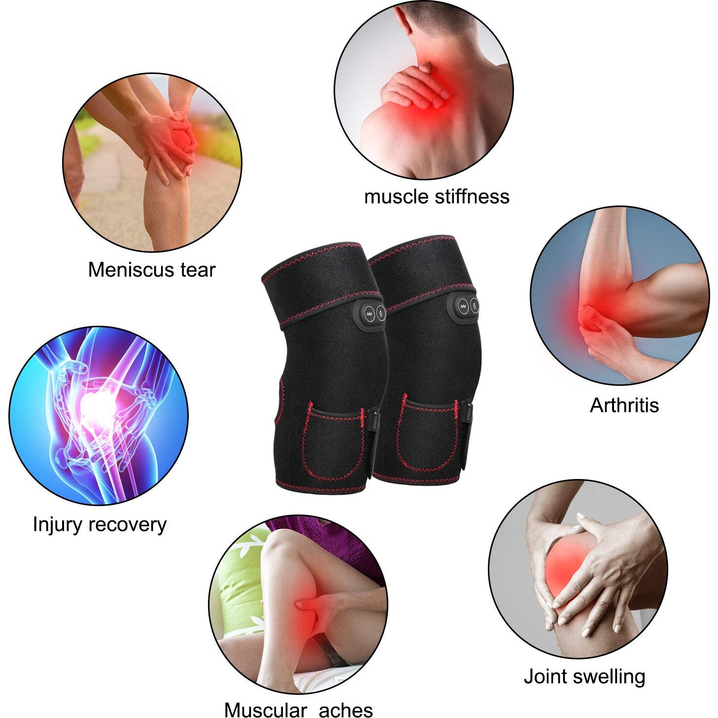 Funda de Rodilla Calentada PKSTONE Geeloa con Masaje Vibrante
