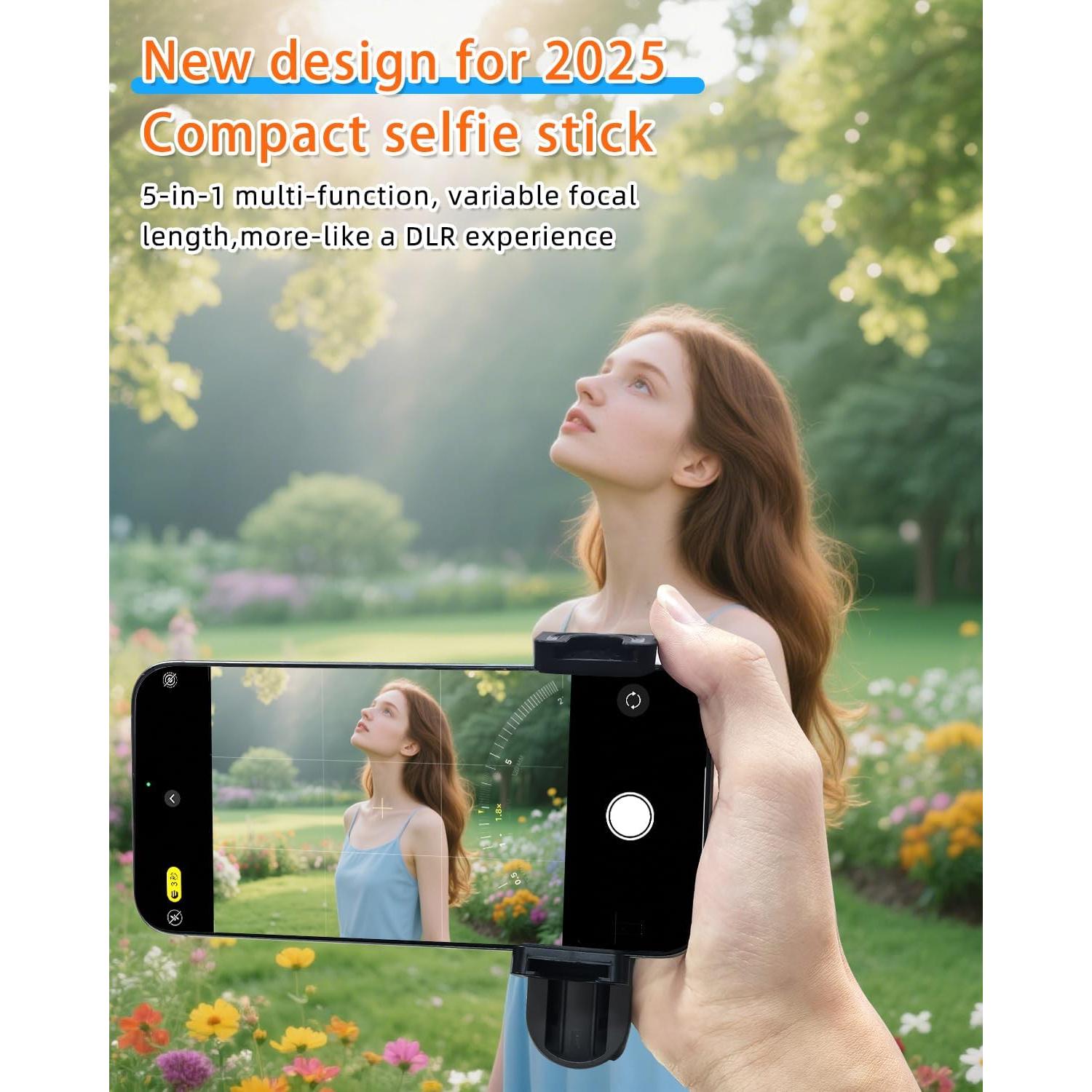 Mini Trípode Selfie CloudValley P15T-Light con Luz y Zoom