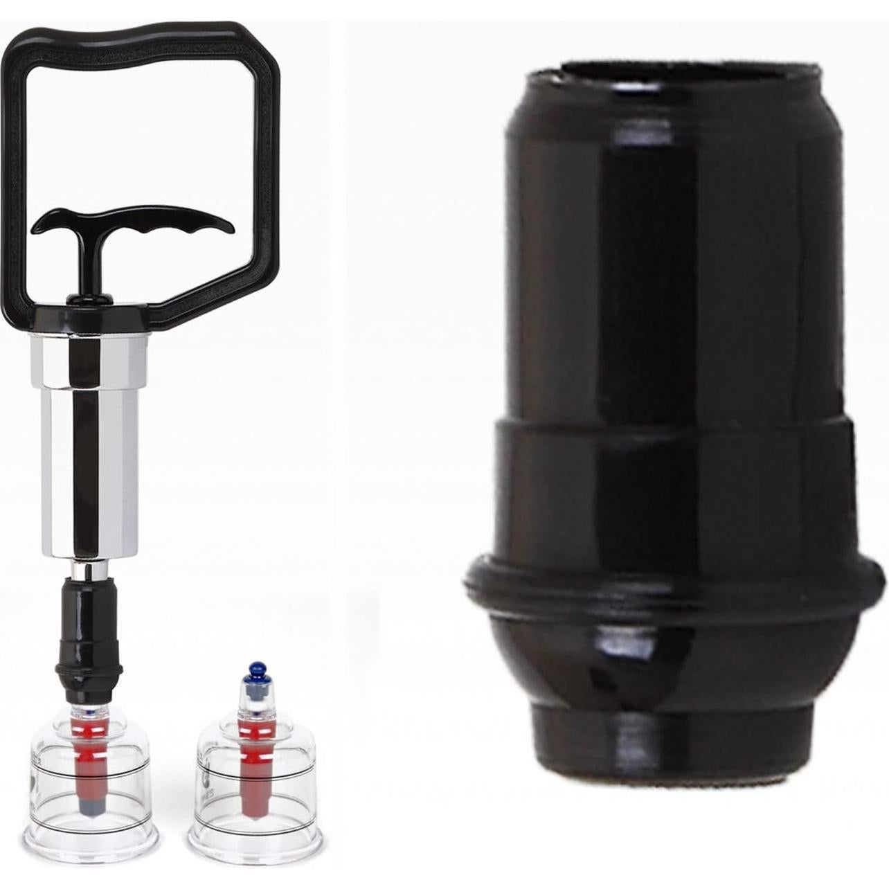 Conjunto de Ventosas de Terapia Hansol 19 Piezas con Bomba