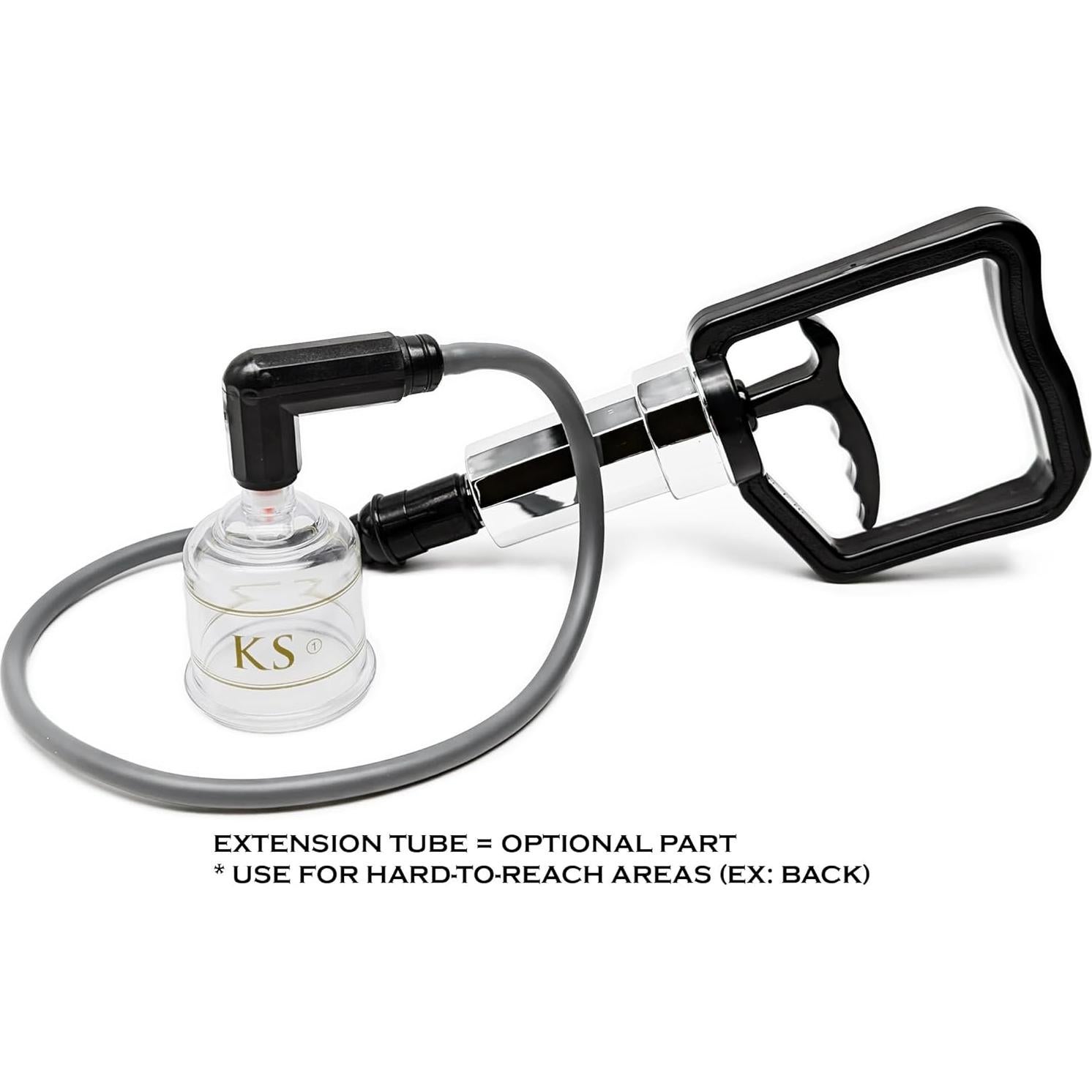 Juego de Ventosas Profesionales KS AG con Bomba y Tubo - 17 Piezas