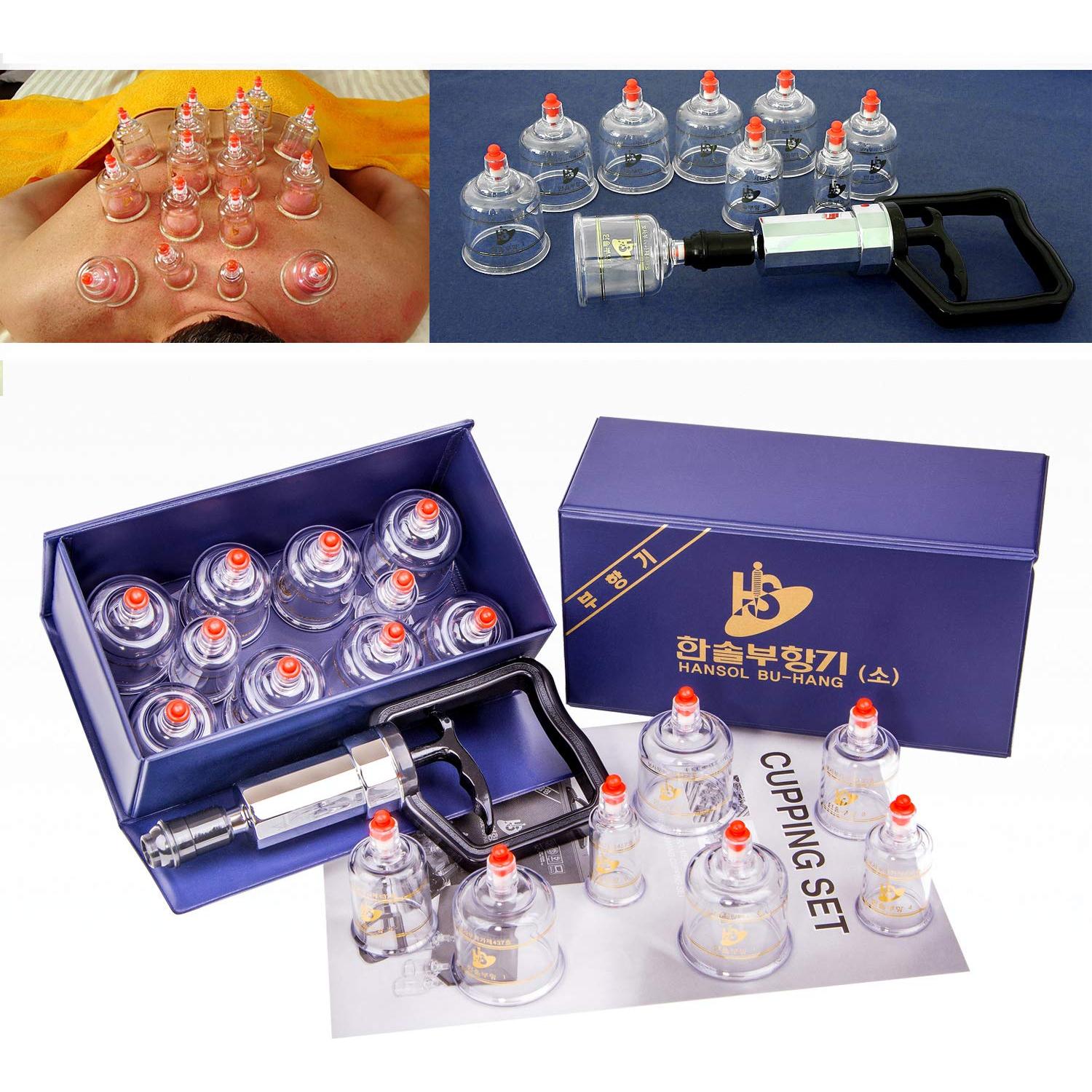 Conjunto de Terapia de Ventosas Hansol Inalámbrico 10 Piezas