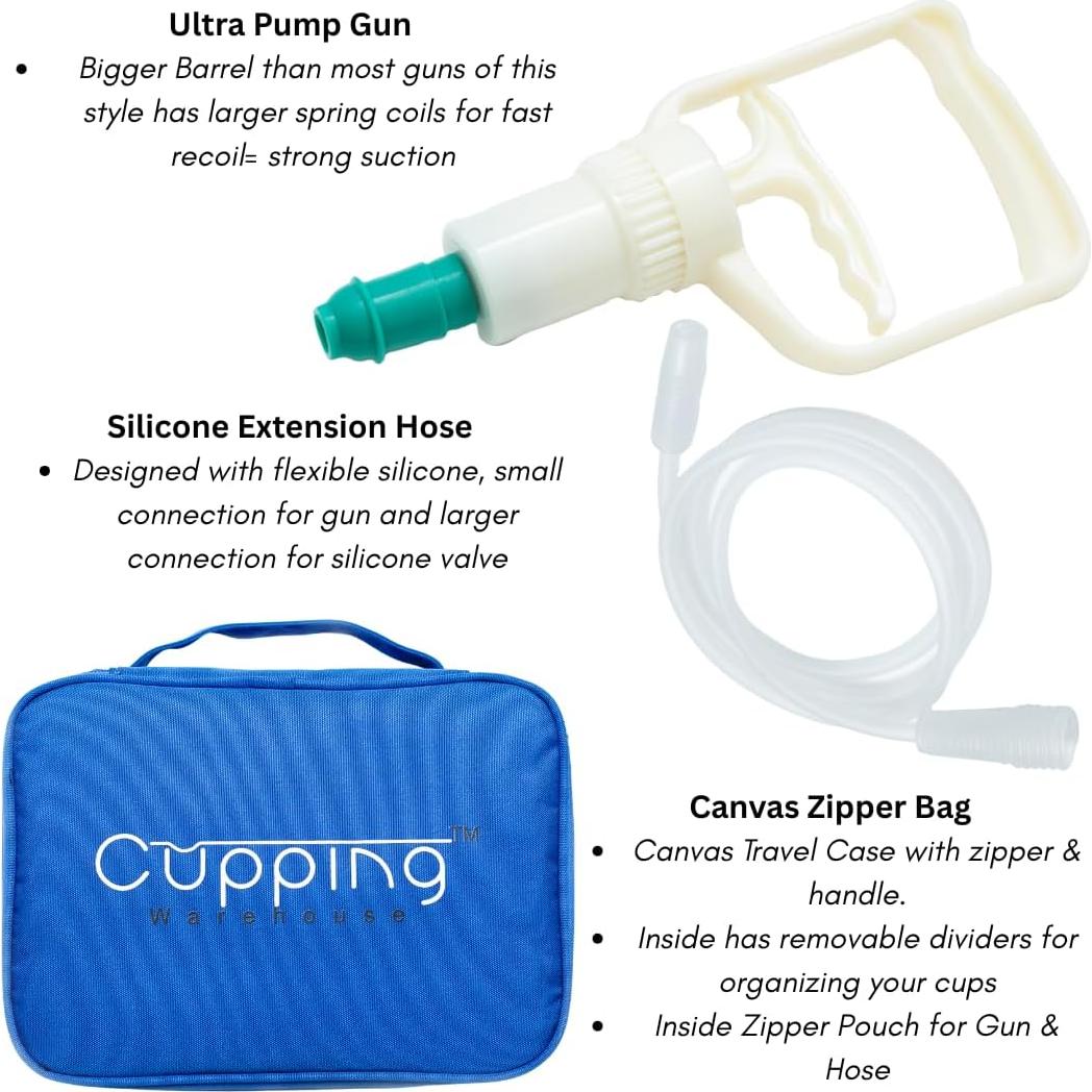 Juego de Ventosas de Terapia Profesional Cupping Warehouse - 20 Unidades