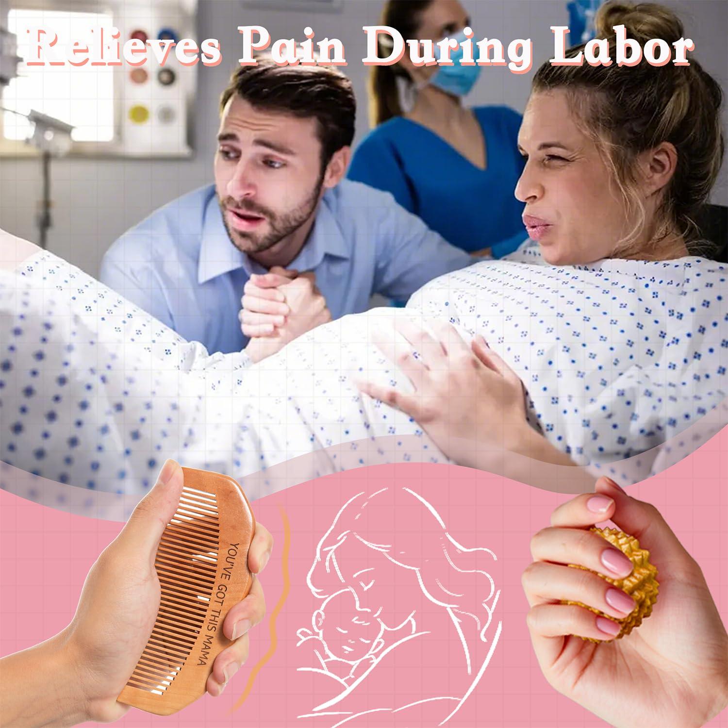 Juego de Bolas de Masaje y Peine de Parto FSYQUAST - Alivio Dolor