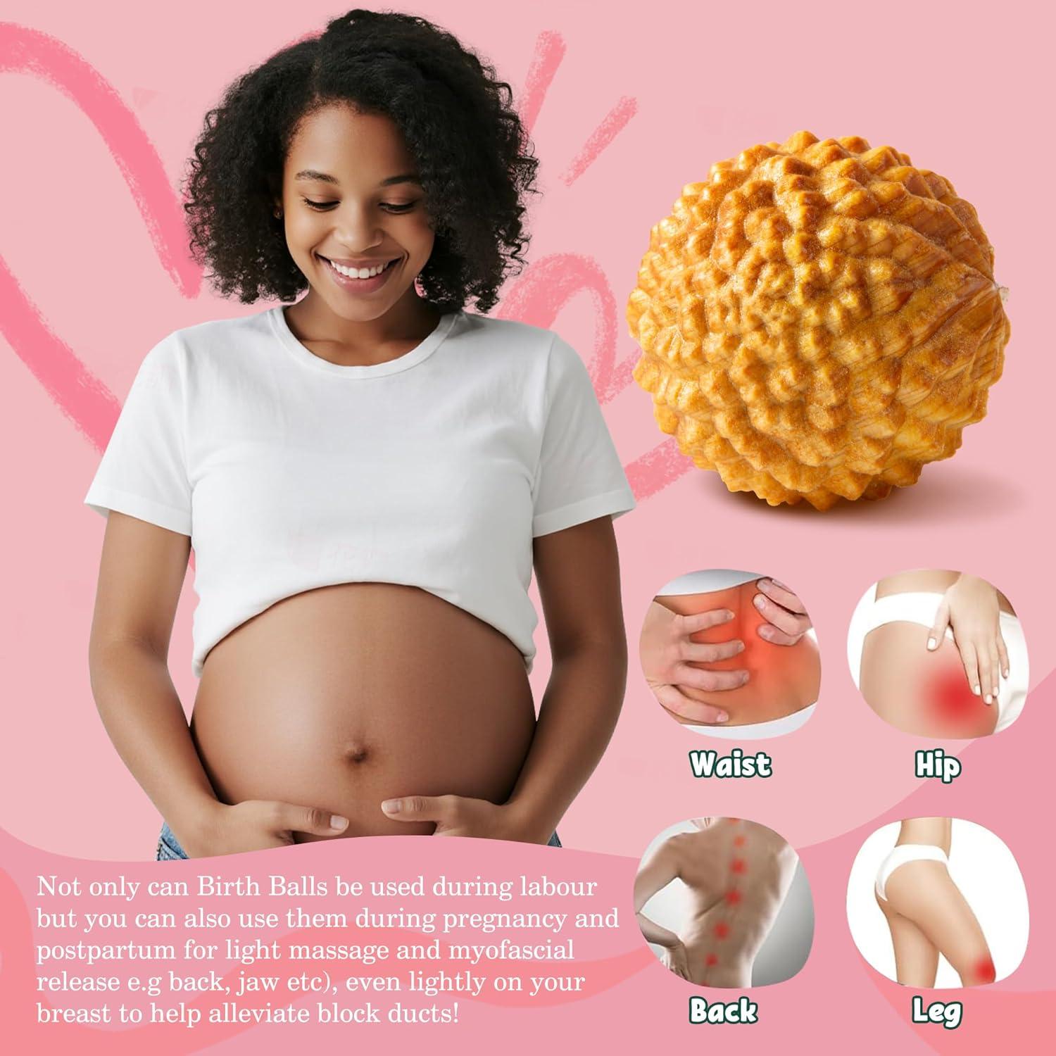 Juego de Bolas de Masaje y Peine de Parto FSYQUAST - Alivio Dolor