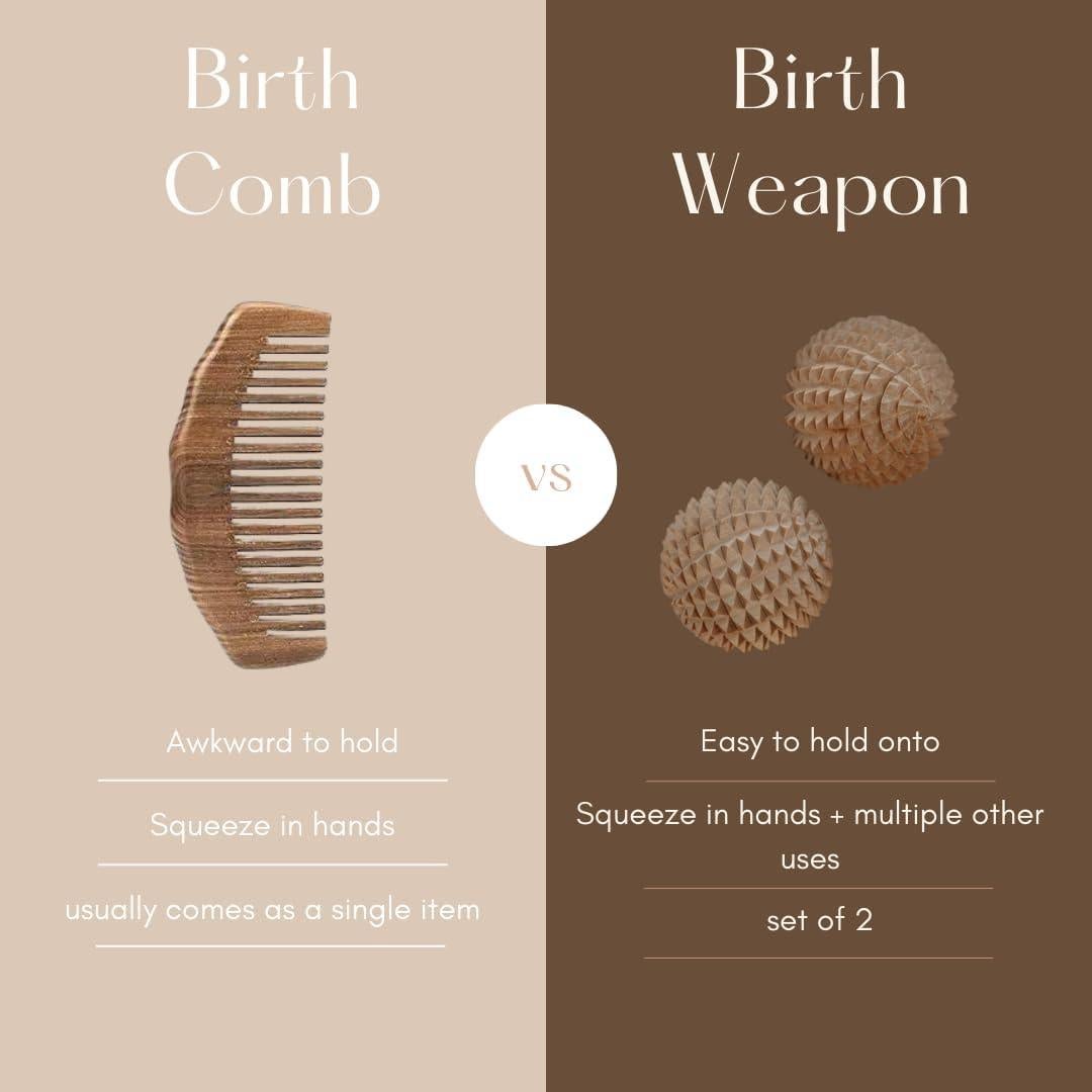 Peine de Nacimiento Miel 127 - Alivio Natural del Dolor de Parto