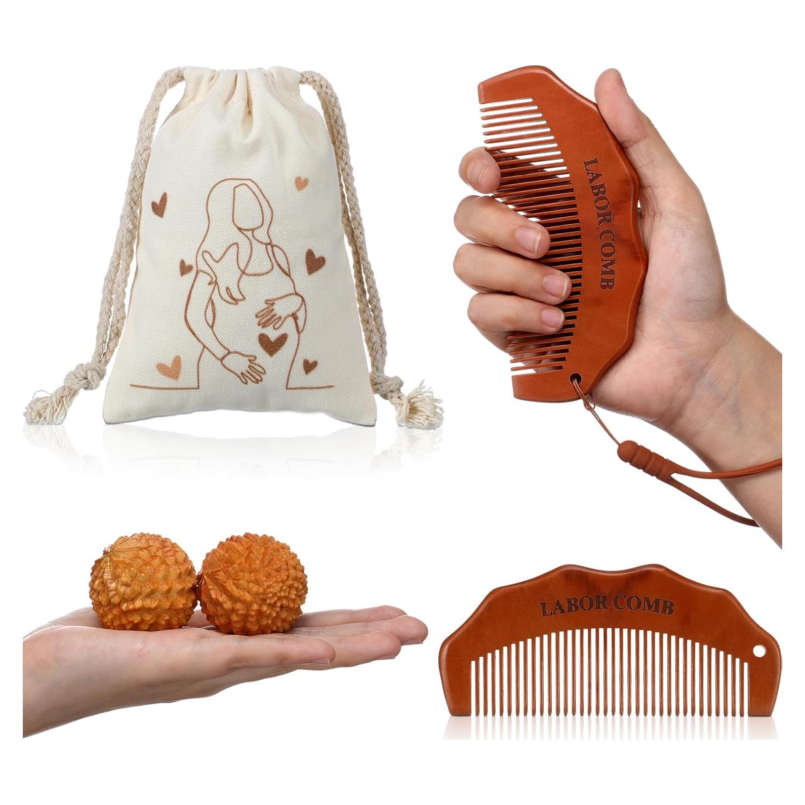 Kit de Alivio del Dolor en el Trabajo Afarnook - Peine, Masaje y Bolsa