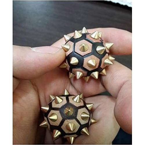 Juego de 2 Bolas de Masaje de Madera Junípero Antique Alive