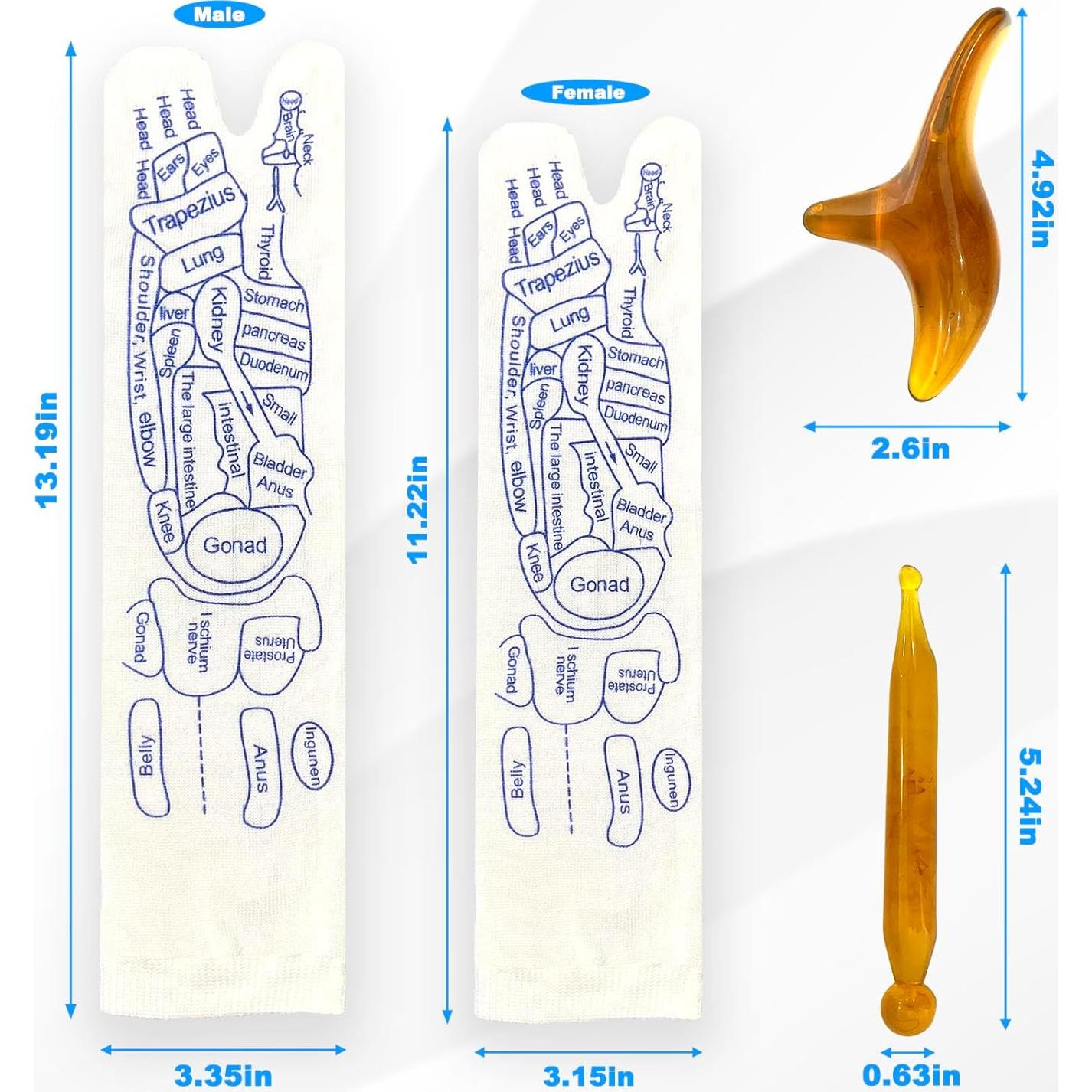 Calcetines de Reflexología Acupresión BIRDDIE para Mujeres