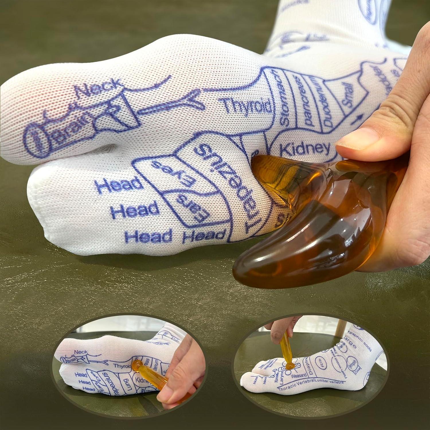 Calcetines de Reflexología Acupresión BIRDDIE para Mujeres