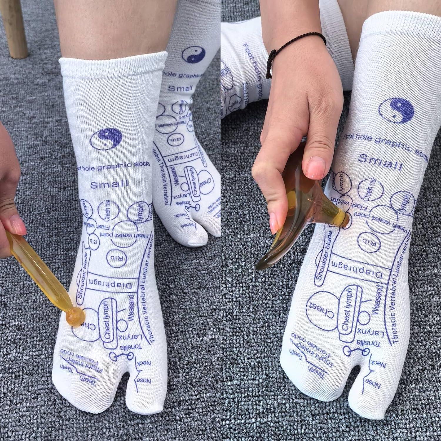 Calcetines de Reflexología Acupresión BIRDDIE para Mujeres