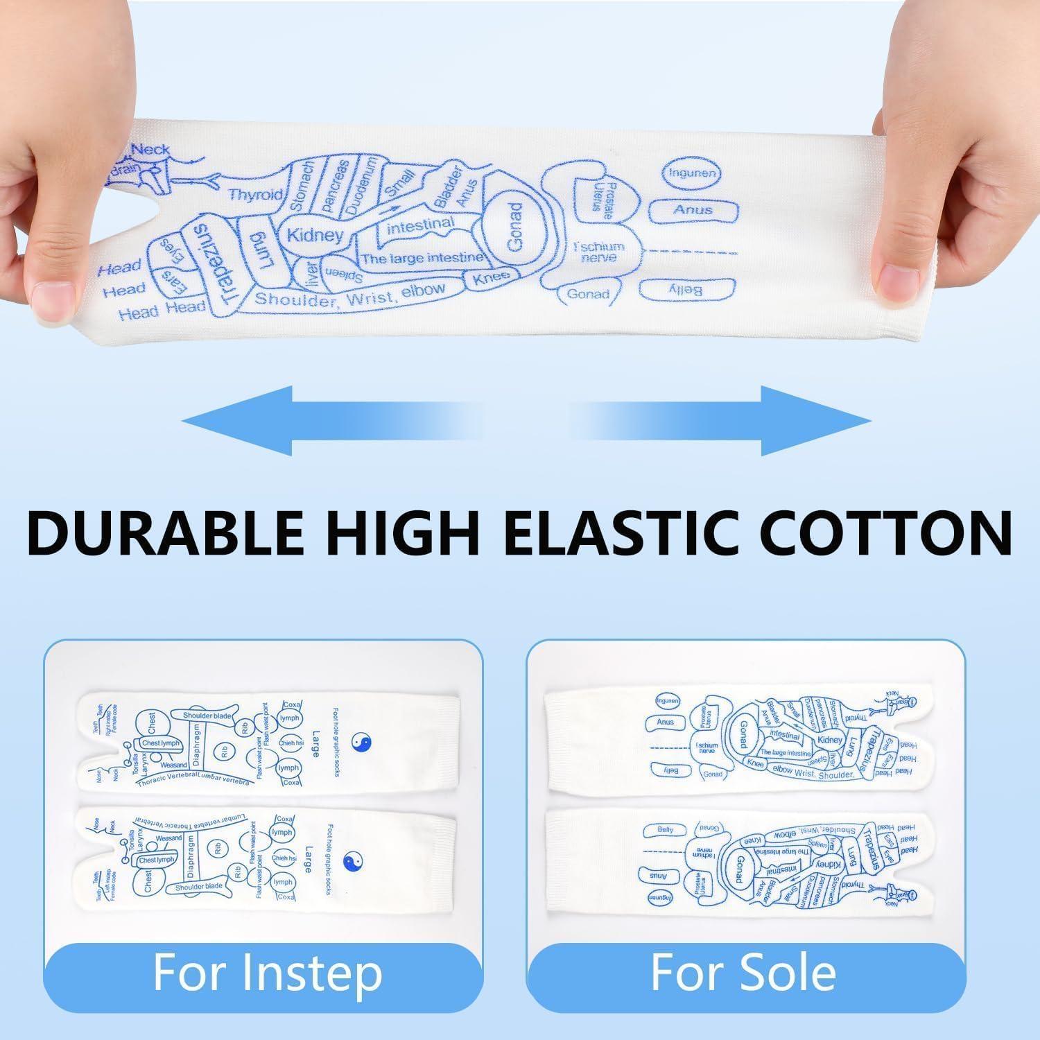 Calcetines de Masaje de Reflexología LinTsing con Herramientas