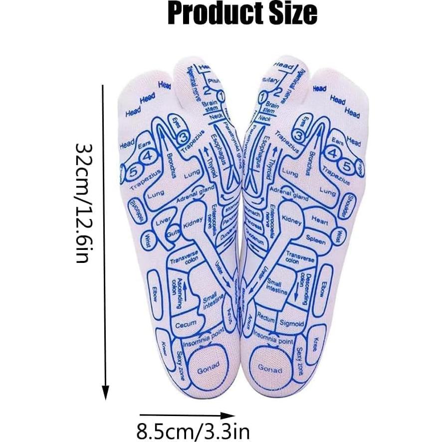 Calcetines de Masaje de Reflexología LinTsing con Herramientas