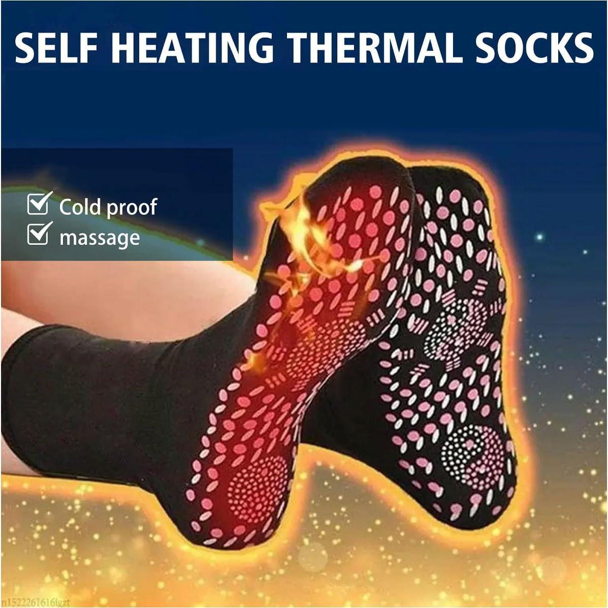 3 Pares de Calcetines Térmicos Autocalentables AFIZ Negro