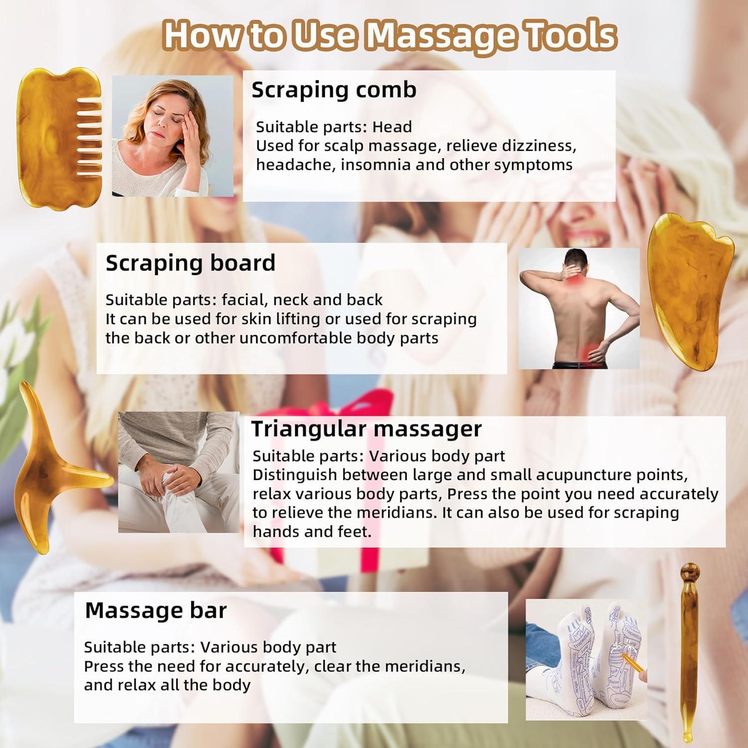 Calcetines de Reflexología KJMYYX con Herramientas de Acupresión - 2 Pares