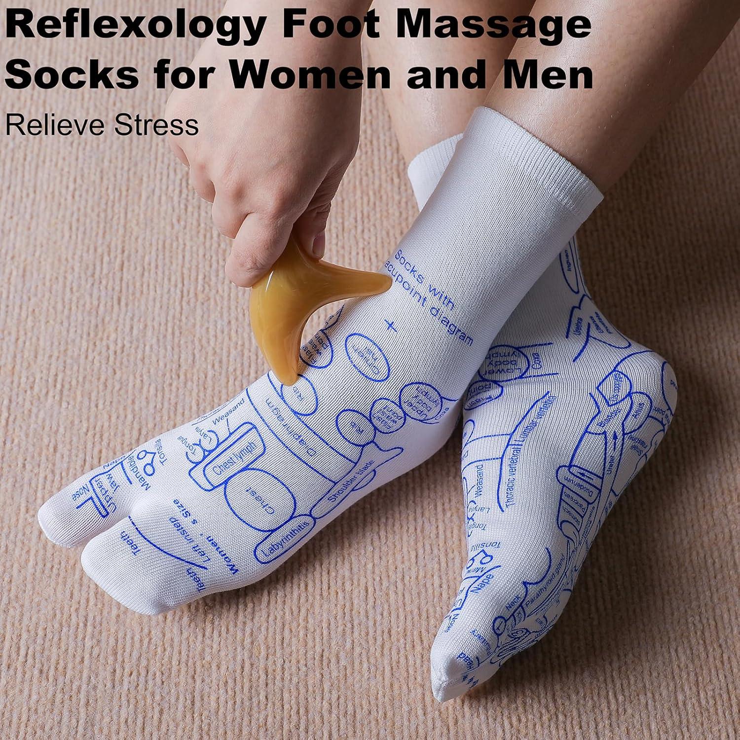 Set de Calcetines de Reflexología GreatCase con Herramientas