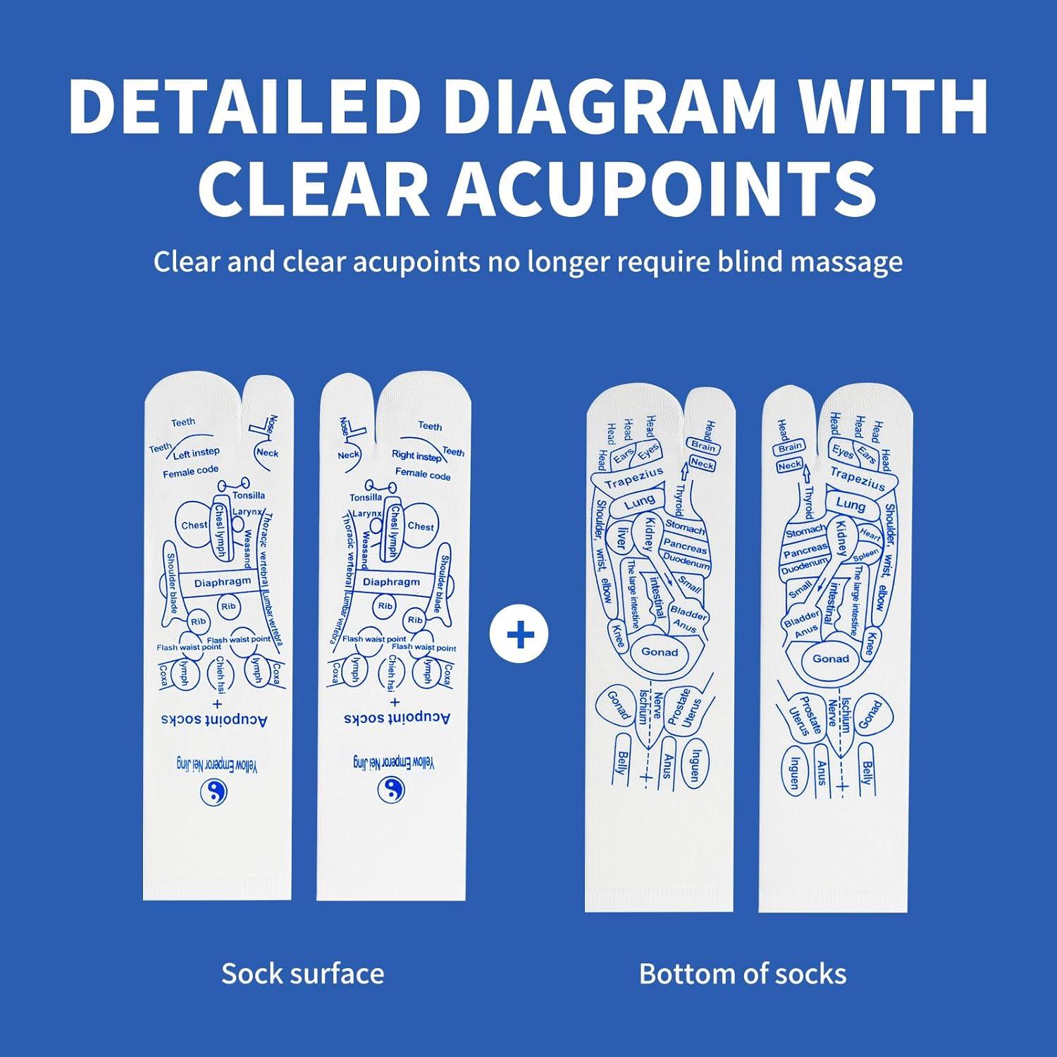 Calcetines de Reflexología Yeobax con Herramientas de Masaje