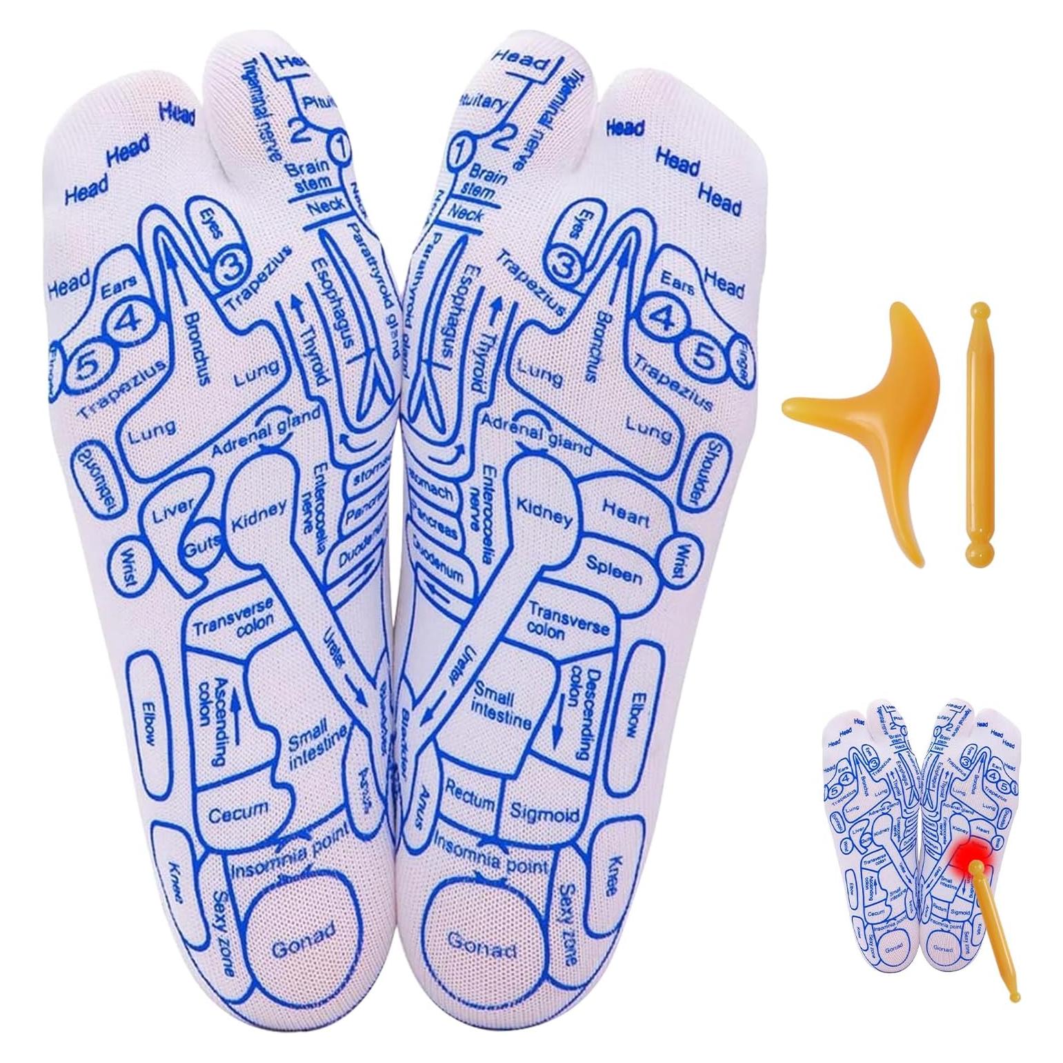 Calcetines de Reflexología Archen Pequeños para Masaje y Circulación