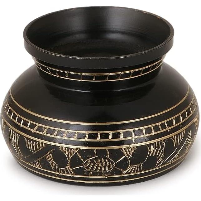 Tazón Quemador de Incienso Zap Impex® Latón Negro 5x5.5 cm