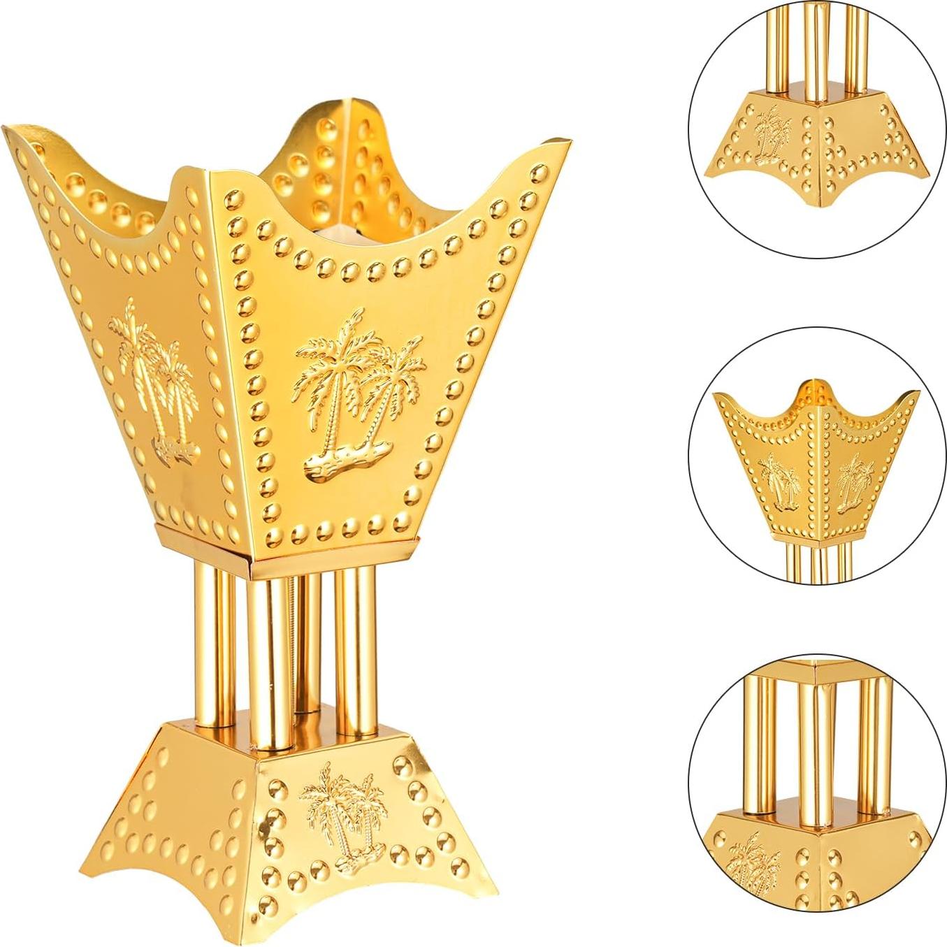 Horno de Incienso Eléctrico BATHATIC Dorado con Palma