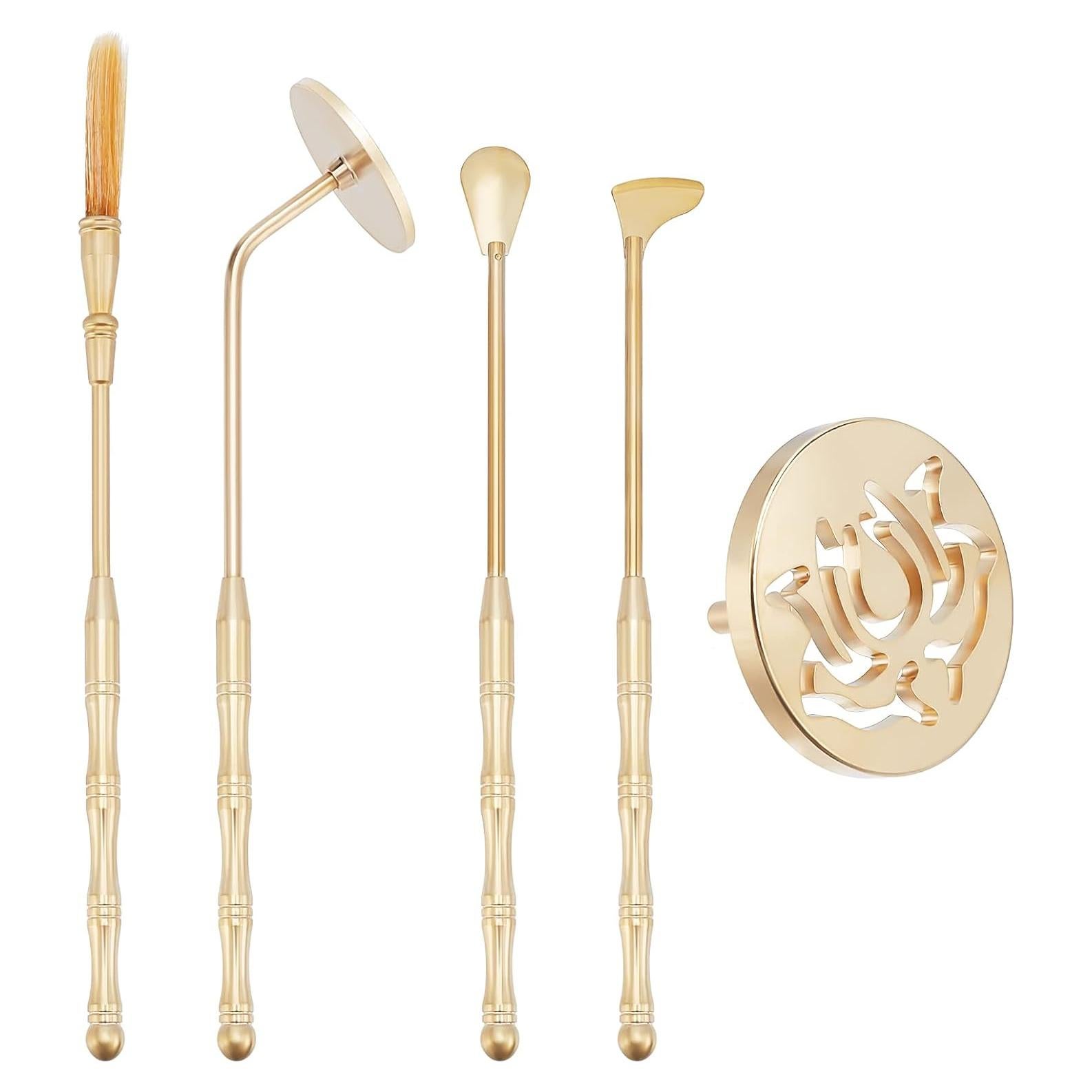 Kit de Fabricación de Incienso WEBEEDY 5 Piezas de Bronce