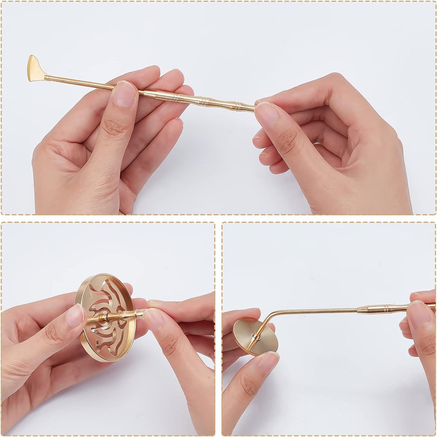 Kit de Fabricación de Incienso WEBEEDY 5 Piezas de Bronce