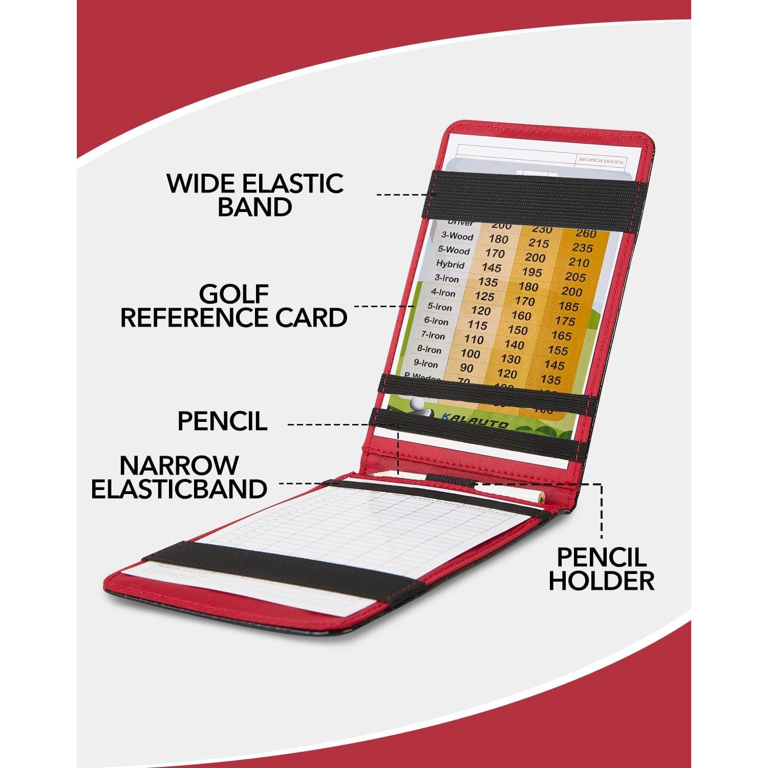 Soporte para Tarjeta de Puntuación de Golf KALAUTO 17.78x10.8cm
