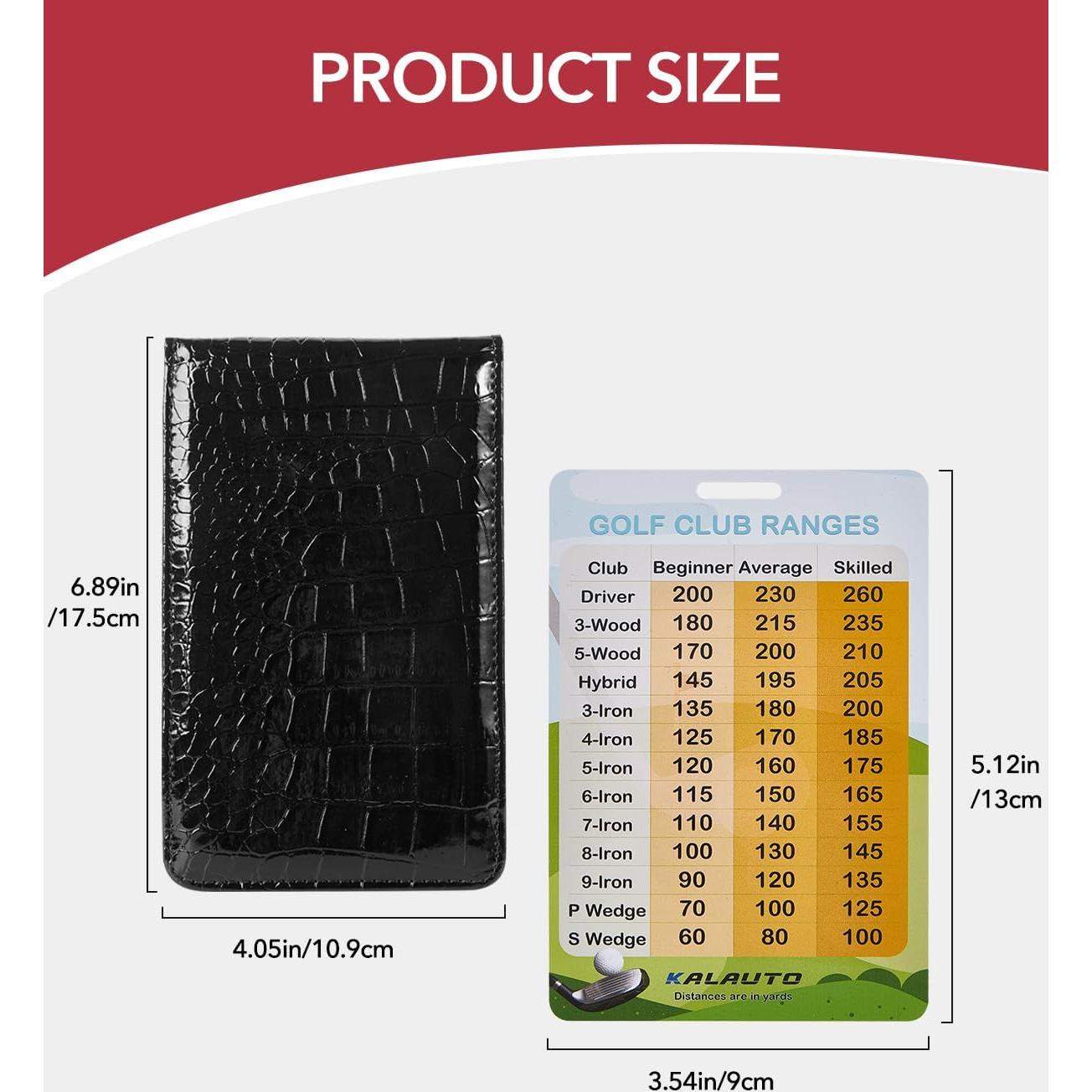 Soporte para Tarjeta de Puntuación de Golf KALAUTO 17.78x10.8cm