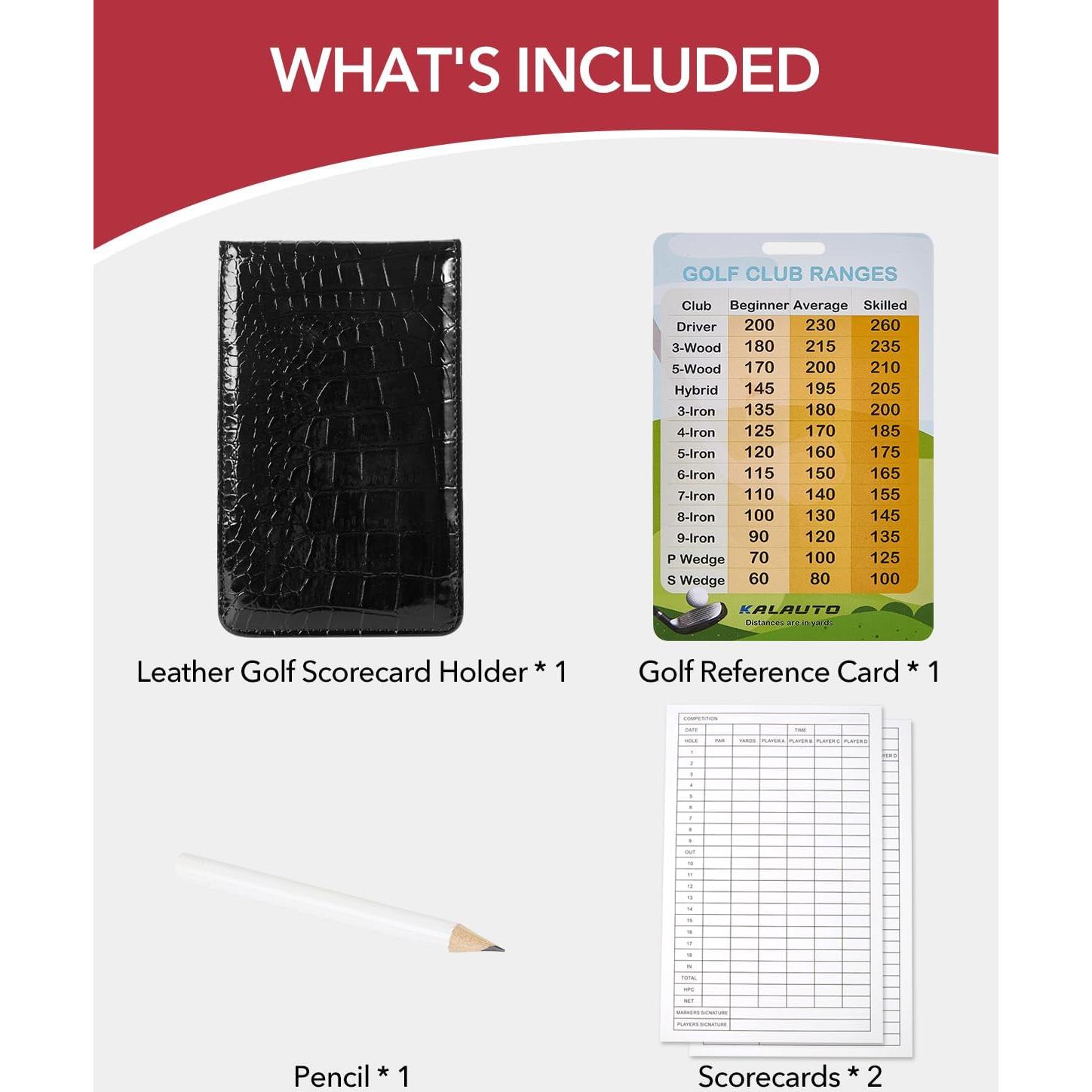 Soporte para Tarjeta de Puntuación de Golf KALAUTO 17.78x10.8cm