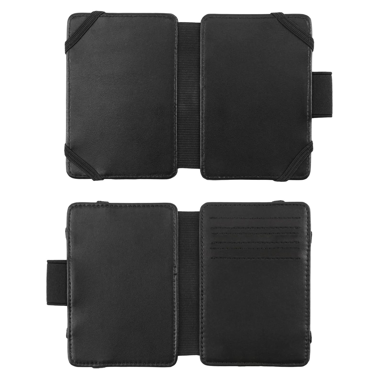 Cartera de Puntuación de Golf JEFBFBWE en Cuero Negro