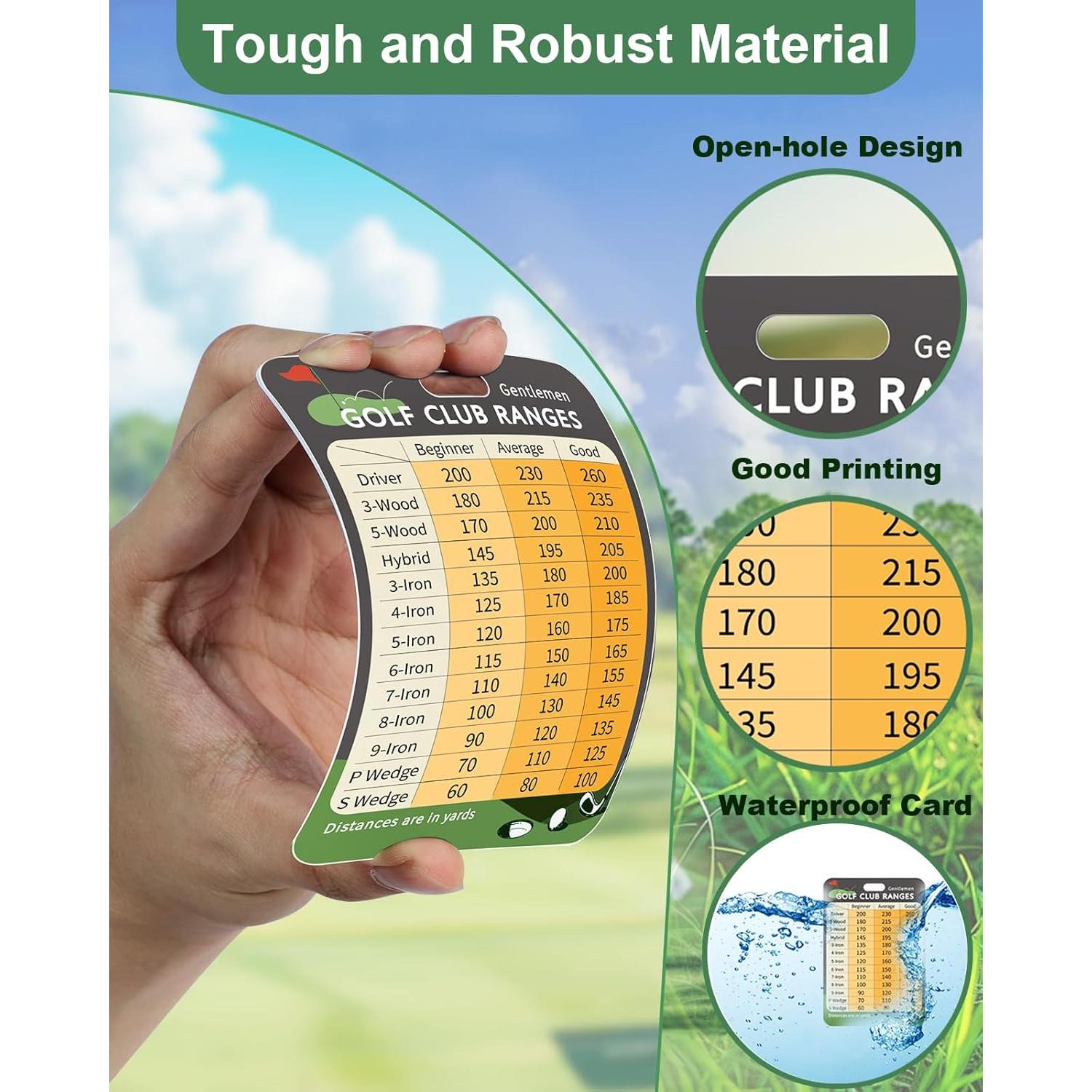 Tarjeta de Distancia para Golf Swooflia - Paquete de 2