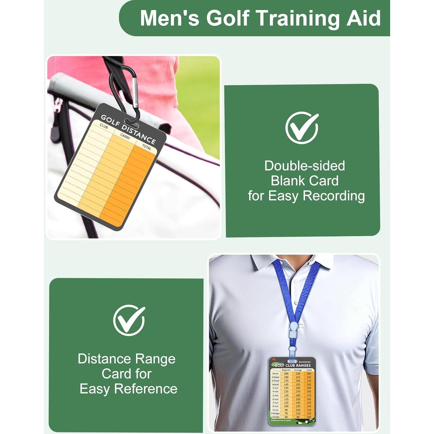 Tarjeta de Distancia para Golf Swooflia - Paquete de 2