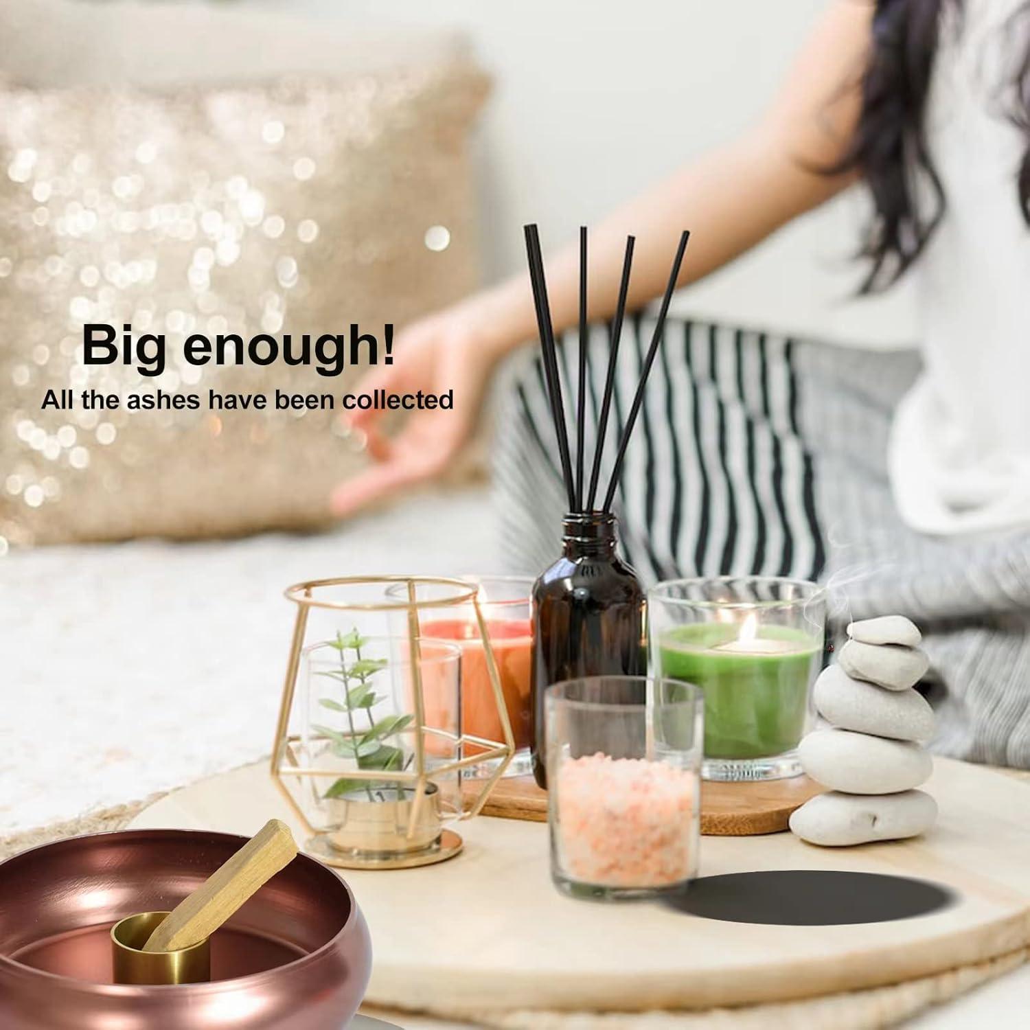 Soporte de Incienso REEMTOO 16.5 cm Redondo para Varitas