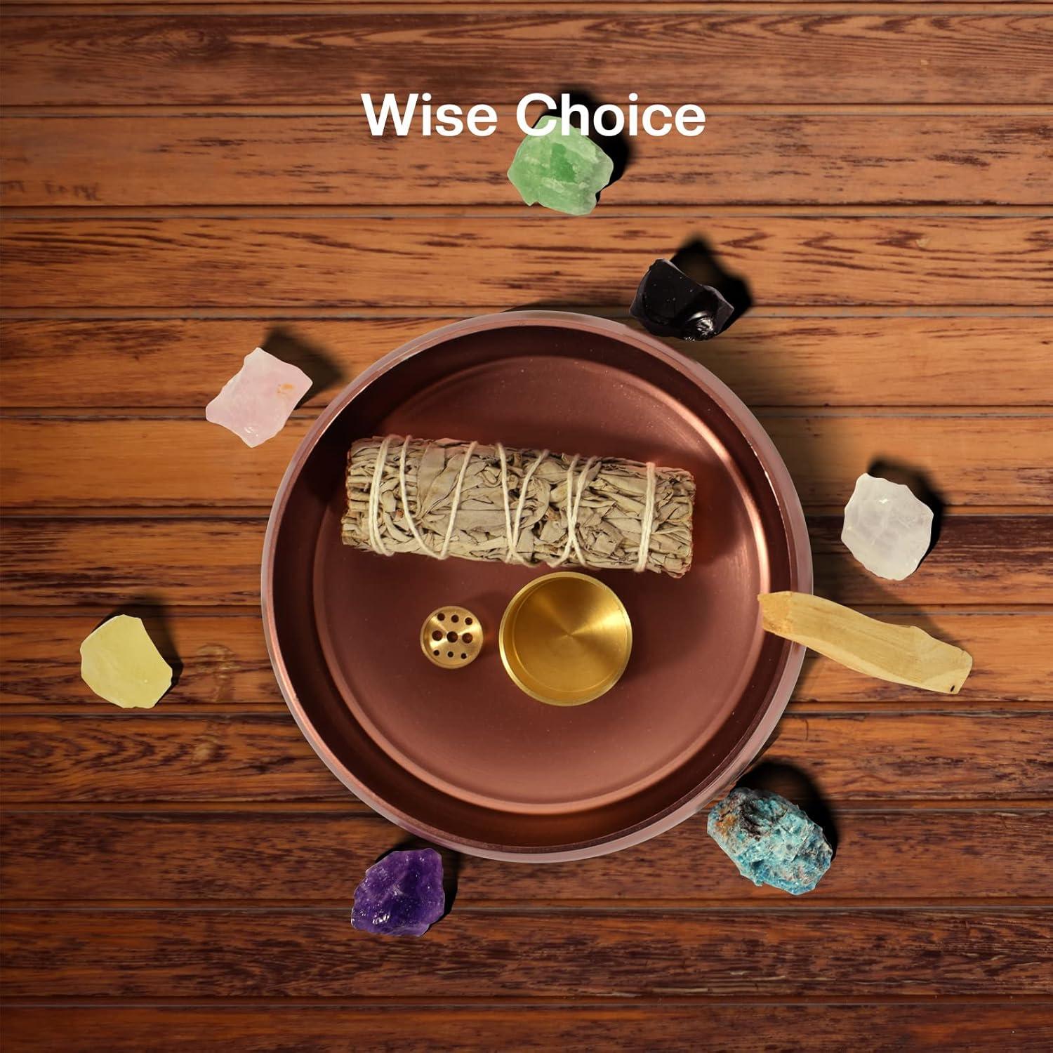 Soporte de Incienso REEMTOO 16.5 cm Redondo para Varitas