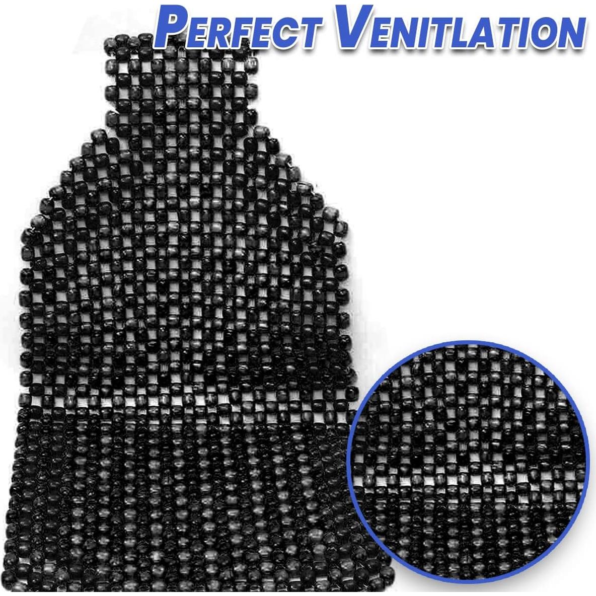 Cojín de Asiento con Perlas Zento Deals 127x38 cm Madera