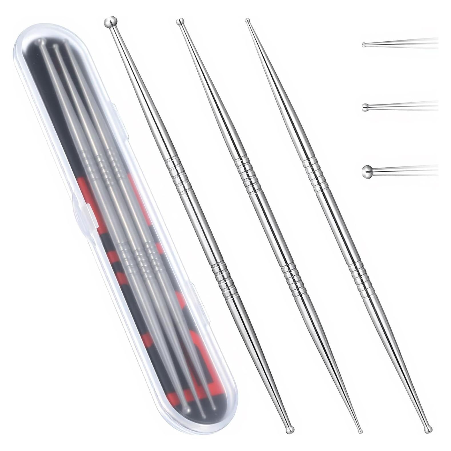 Herramienta de Reflexología Facial Ymapinc 3 Pcs Acupresión