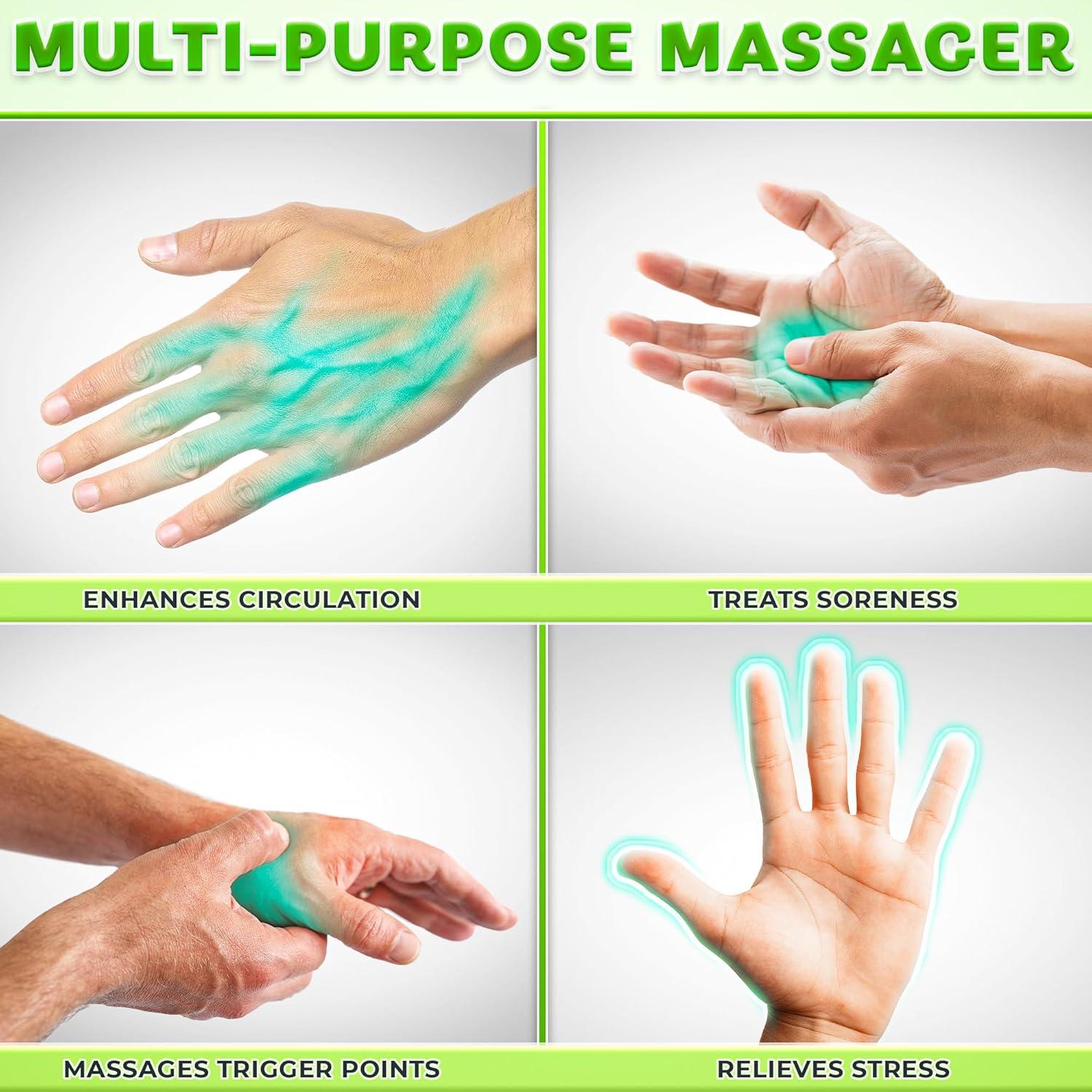 Juego de Masaje para Dedos y Manos EcoEarth - 7 Piezas