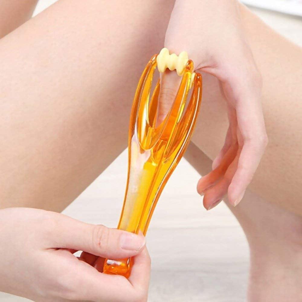 Juego de Rodillo Masajeador de Dedos y Anillos Acupresión