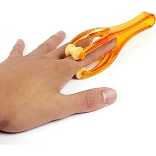 Juego de Rodillo Masajeador de Dedos y Anillos Acupresión