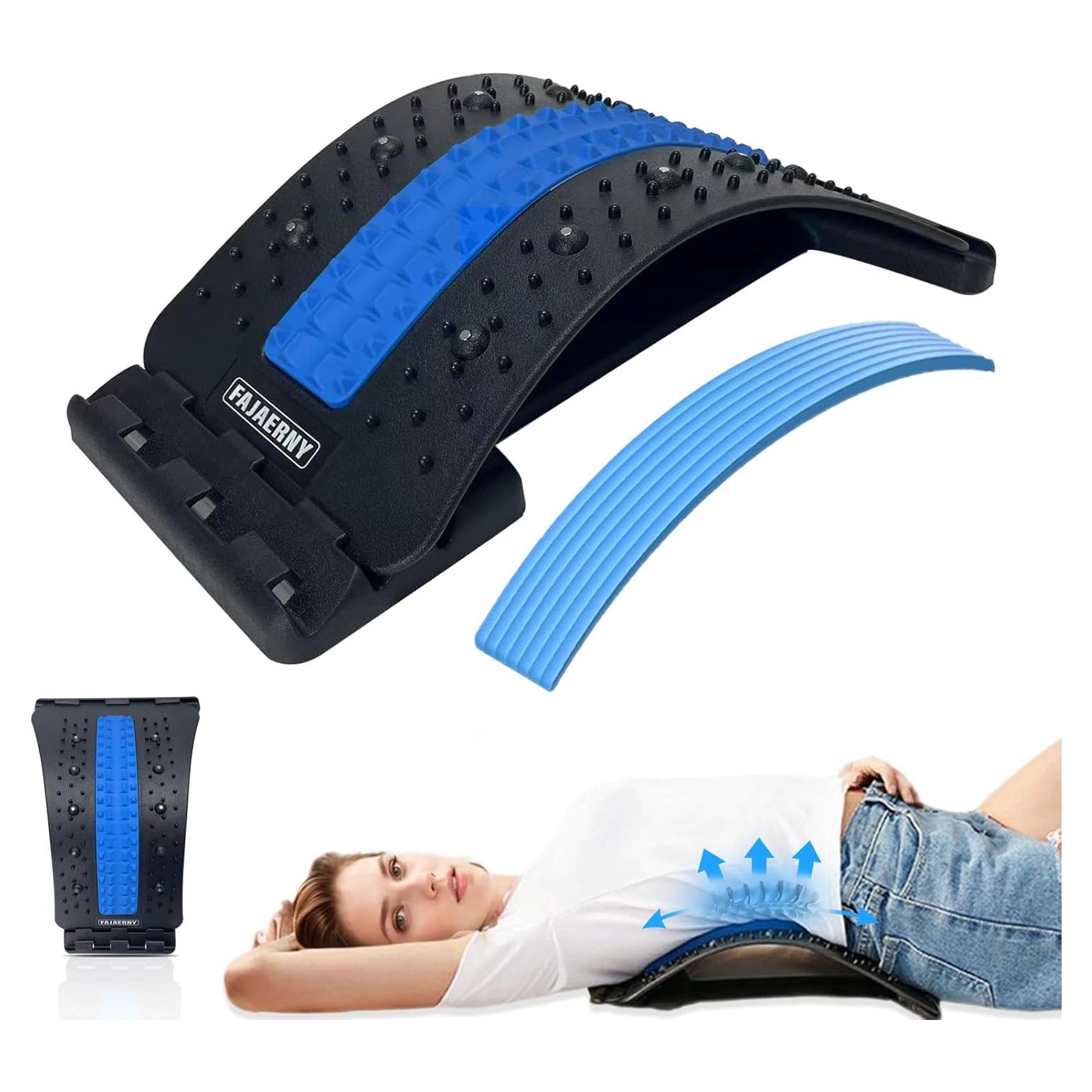 Estirador de Espalda FAJAERNY Ajustable 3 Niveles Alivio Dolor
