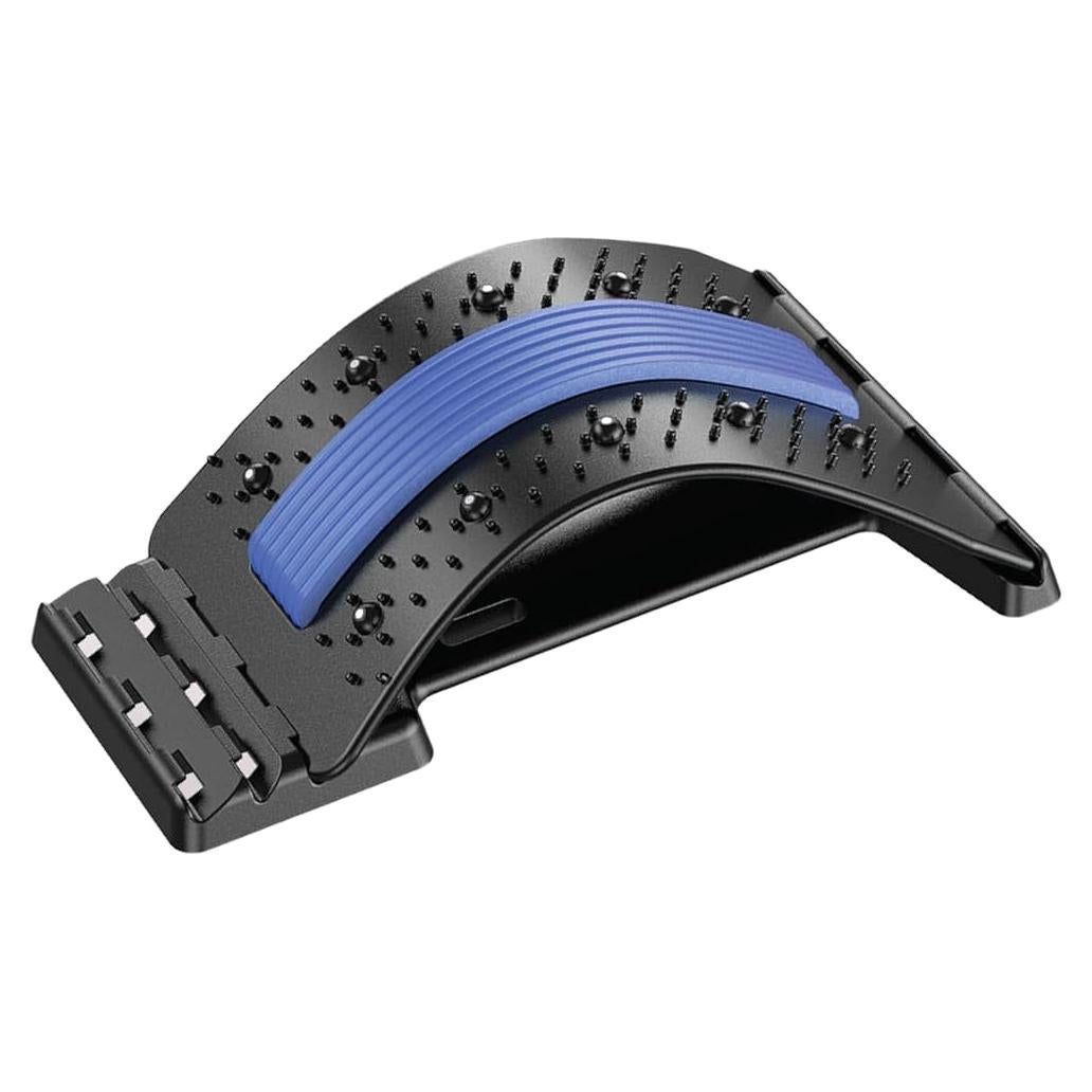 Estirador de Espalda Ergonómico QFT - Alivio Dolor Lumbar Azul